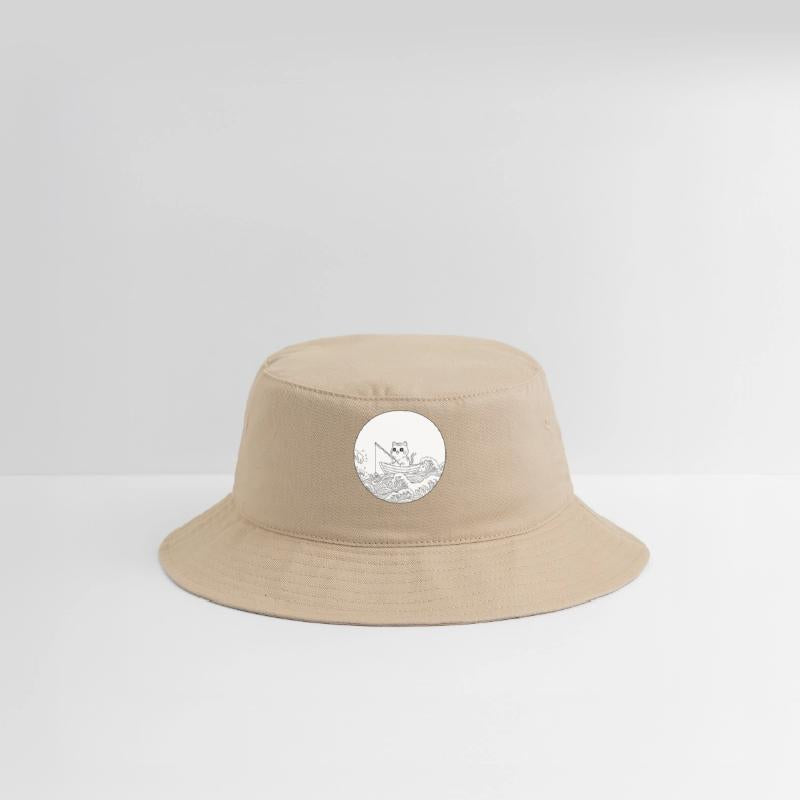 Whimsical Cat Sailor Coloring Design