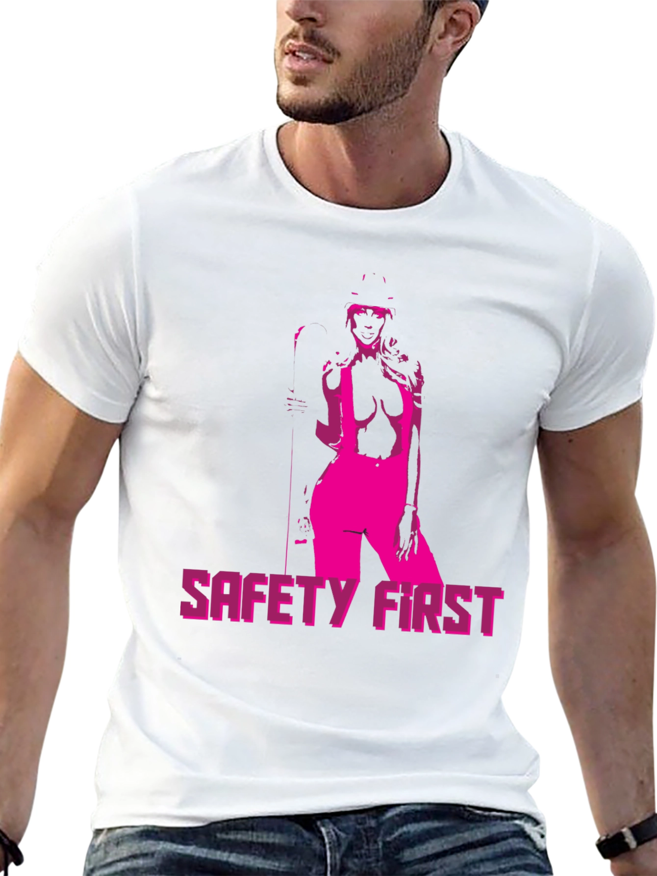 Safety First Graphic Tee - Risque Humor
