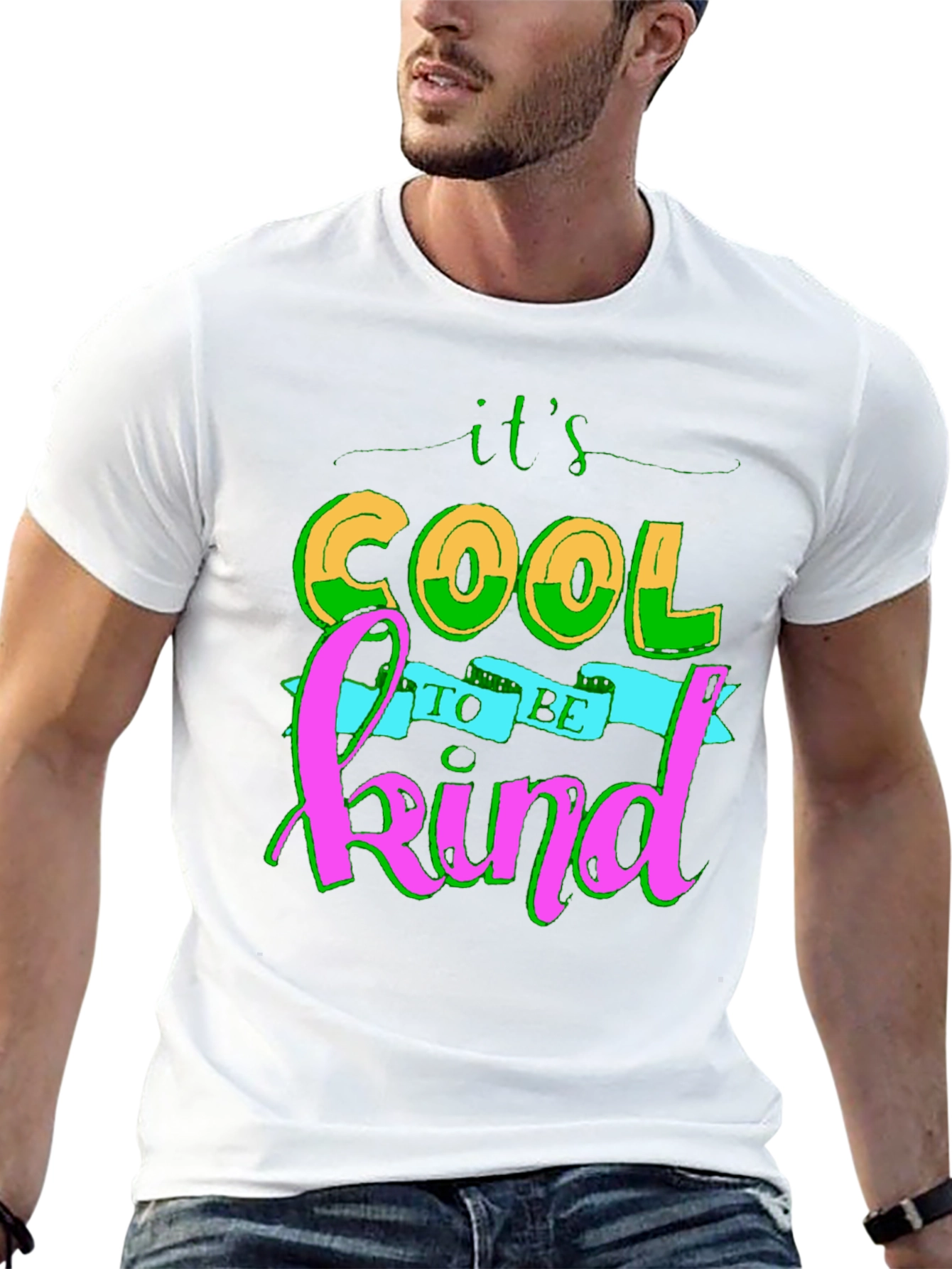 Its Cool to be Kind Black Tee