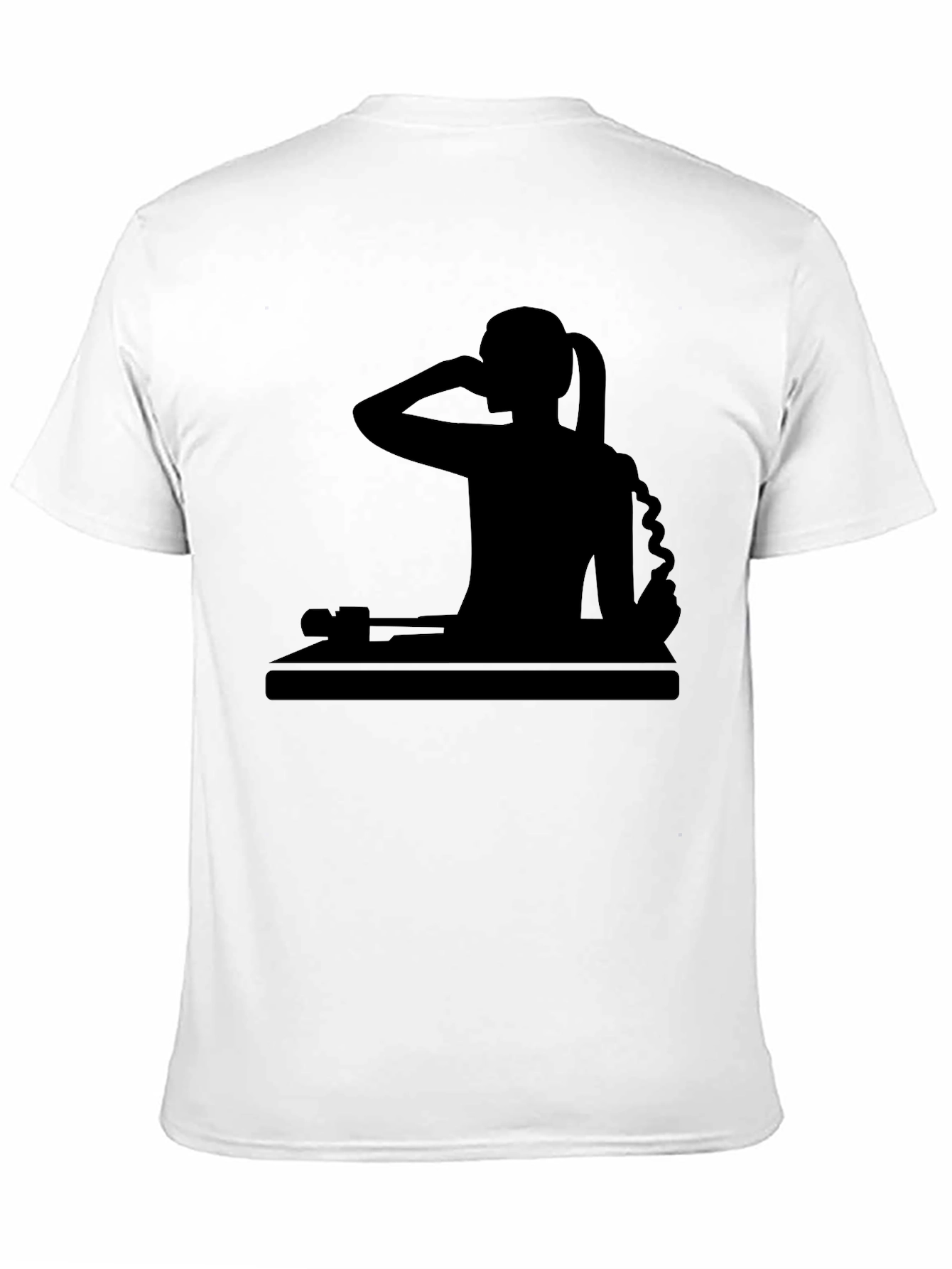 DJ Silhouette Black T-Shirt