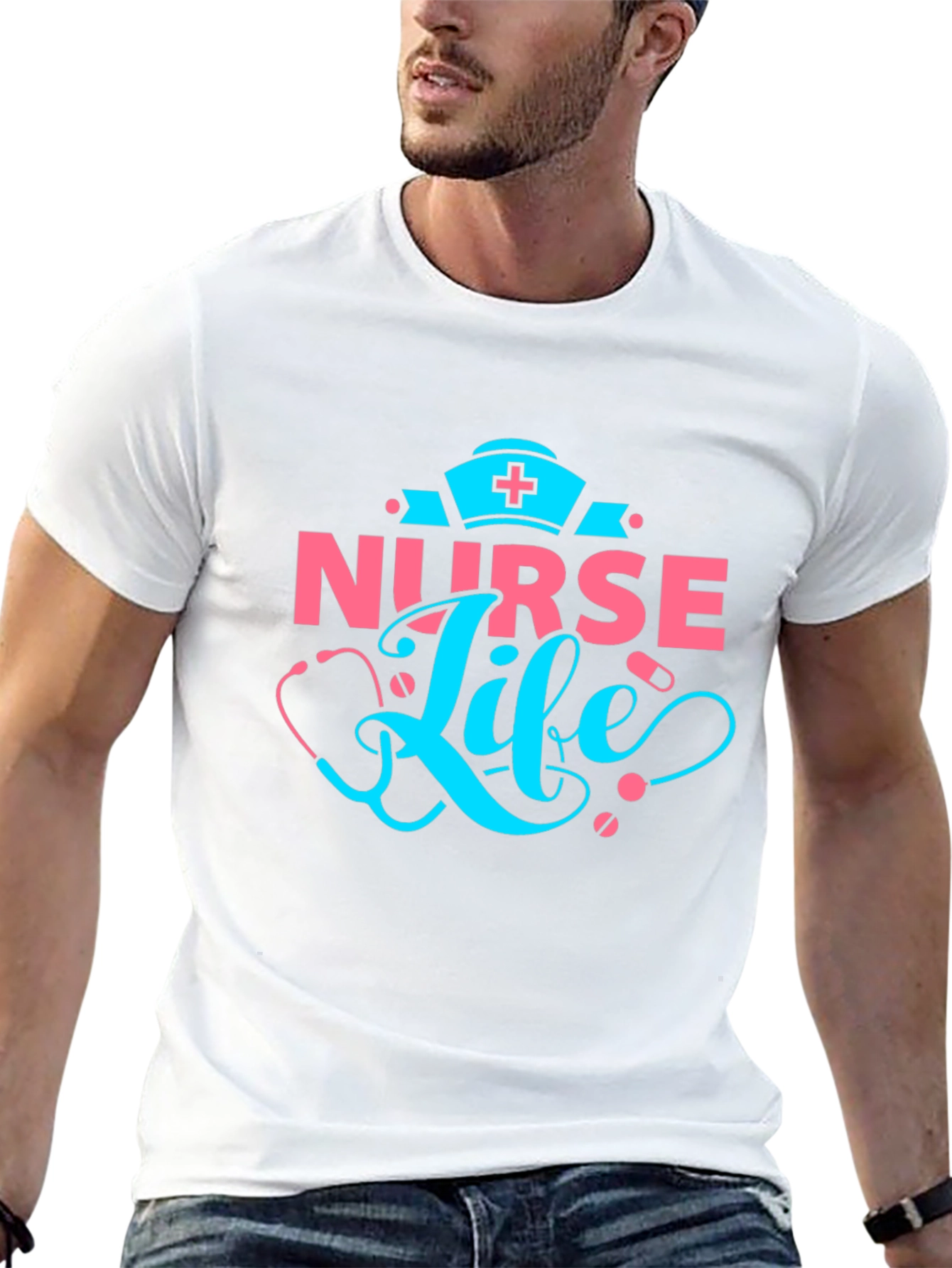 Nurse Life Graphic T-Shirt - Medical Professional Apparel