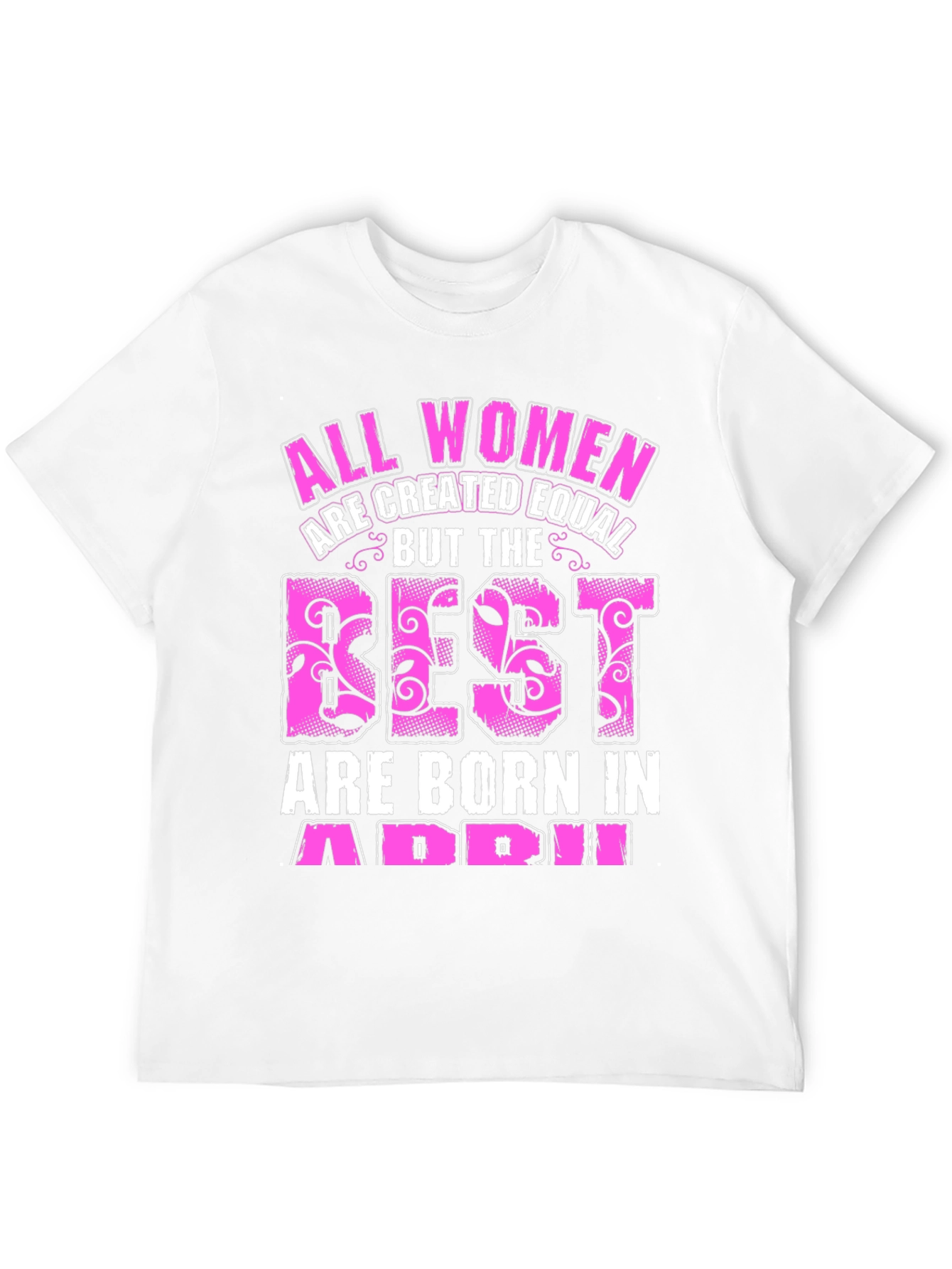 Womens April Birthday T-Shirt