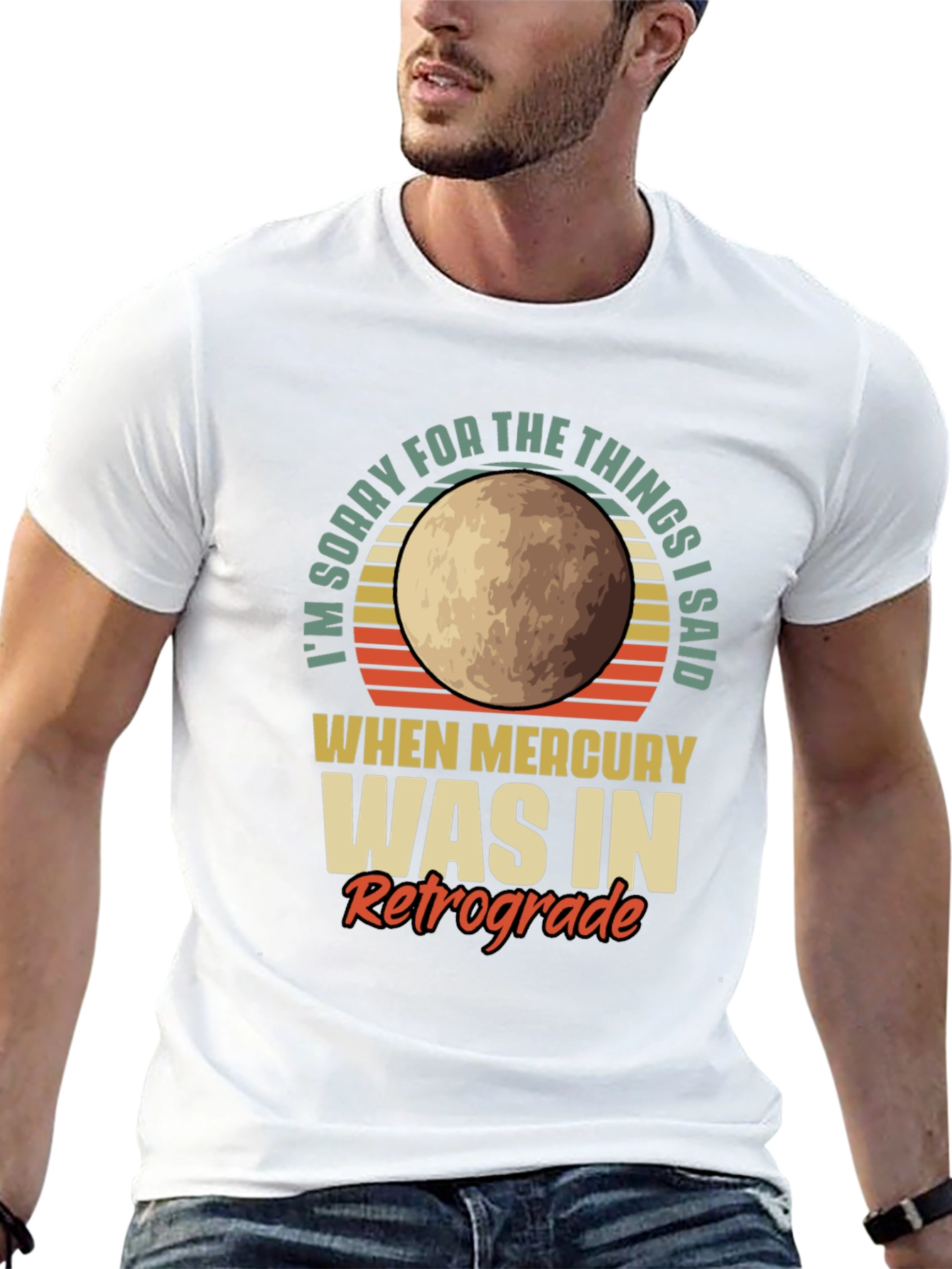 Mercury Retrograde Apology T-Shirt - Trendy Graphic Tee