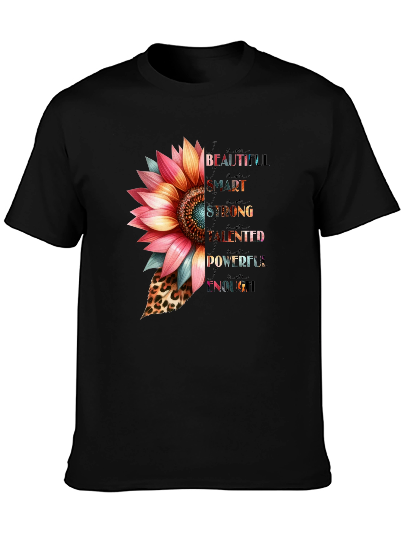 Empowered Sunflower Graphic T-Shirt