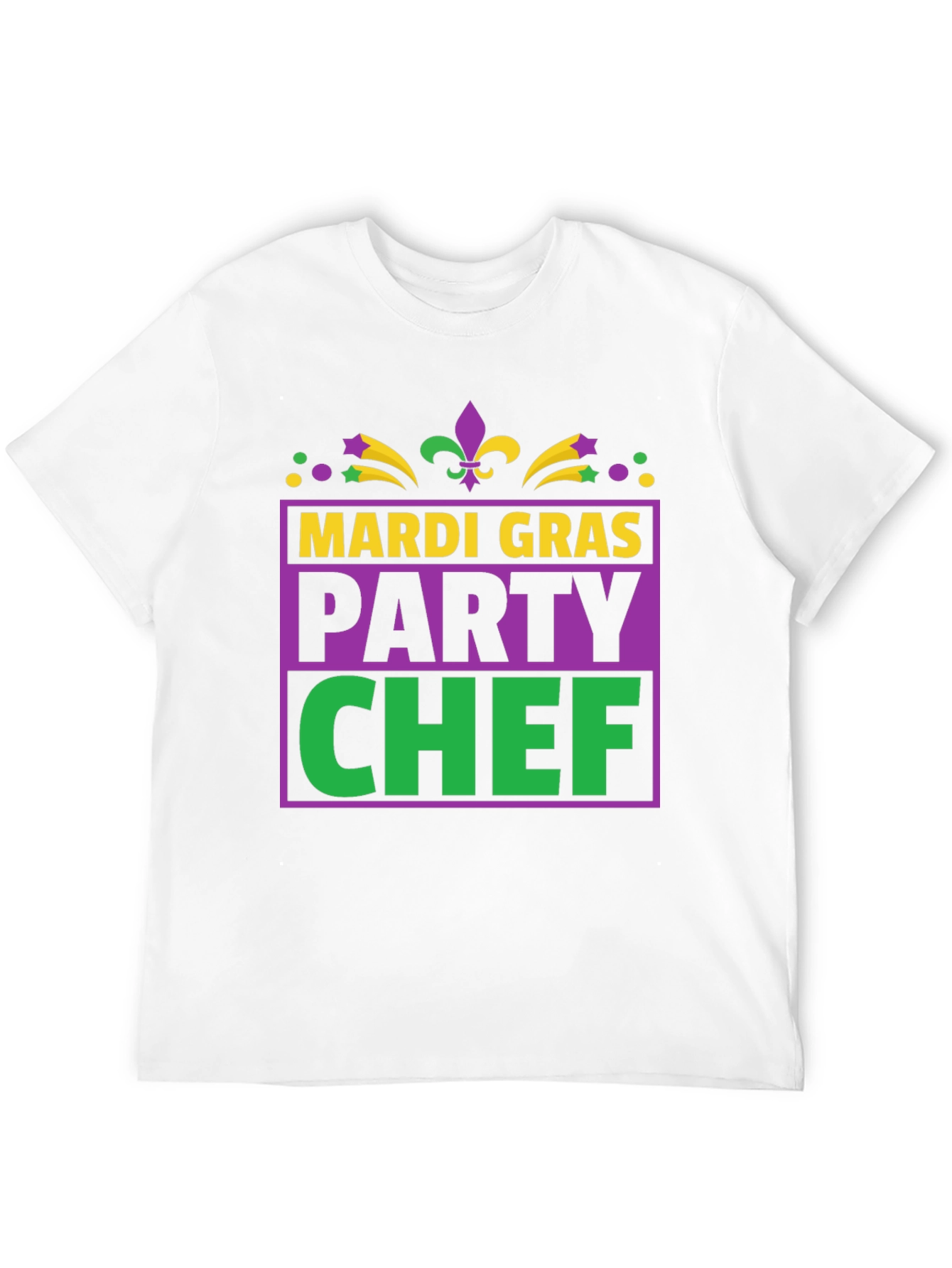 Mardi Gras Party Chef T-Shirt