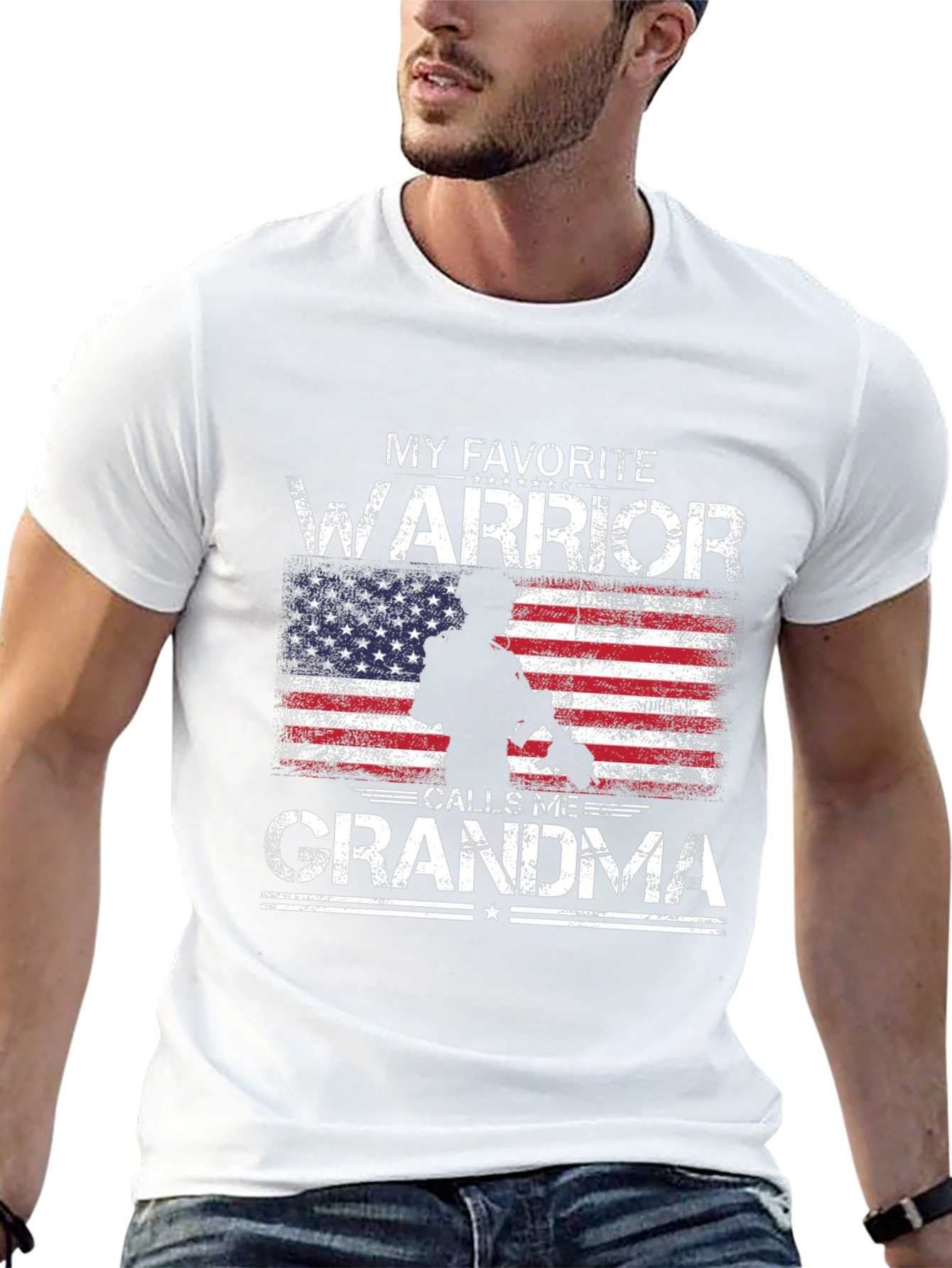 My Favorite Warrior Calls Me Grandma T-Shirt