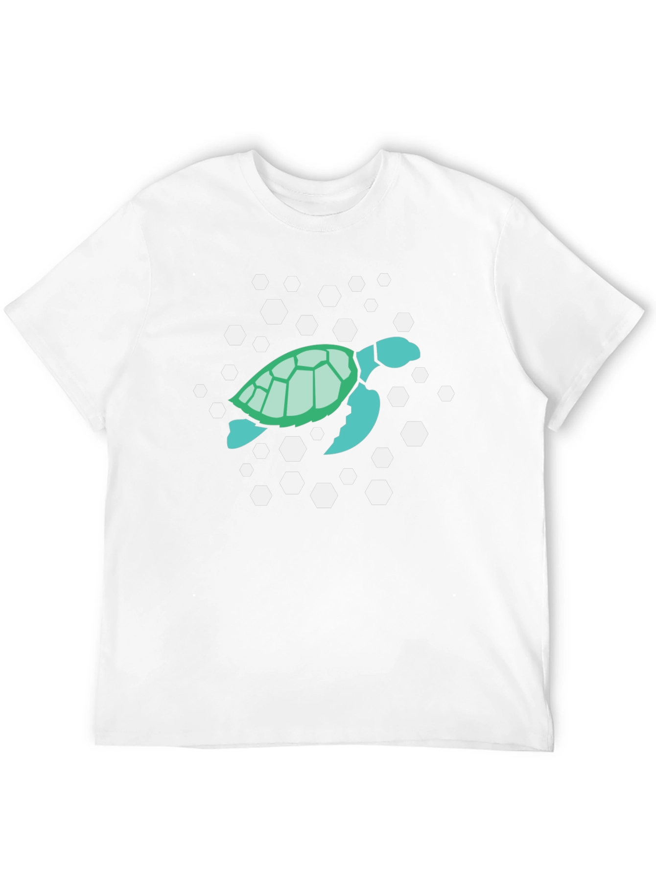 Sea Turtle Graphic Tee - Black Cotton T-Shirt