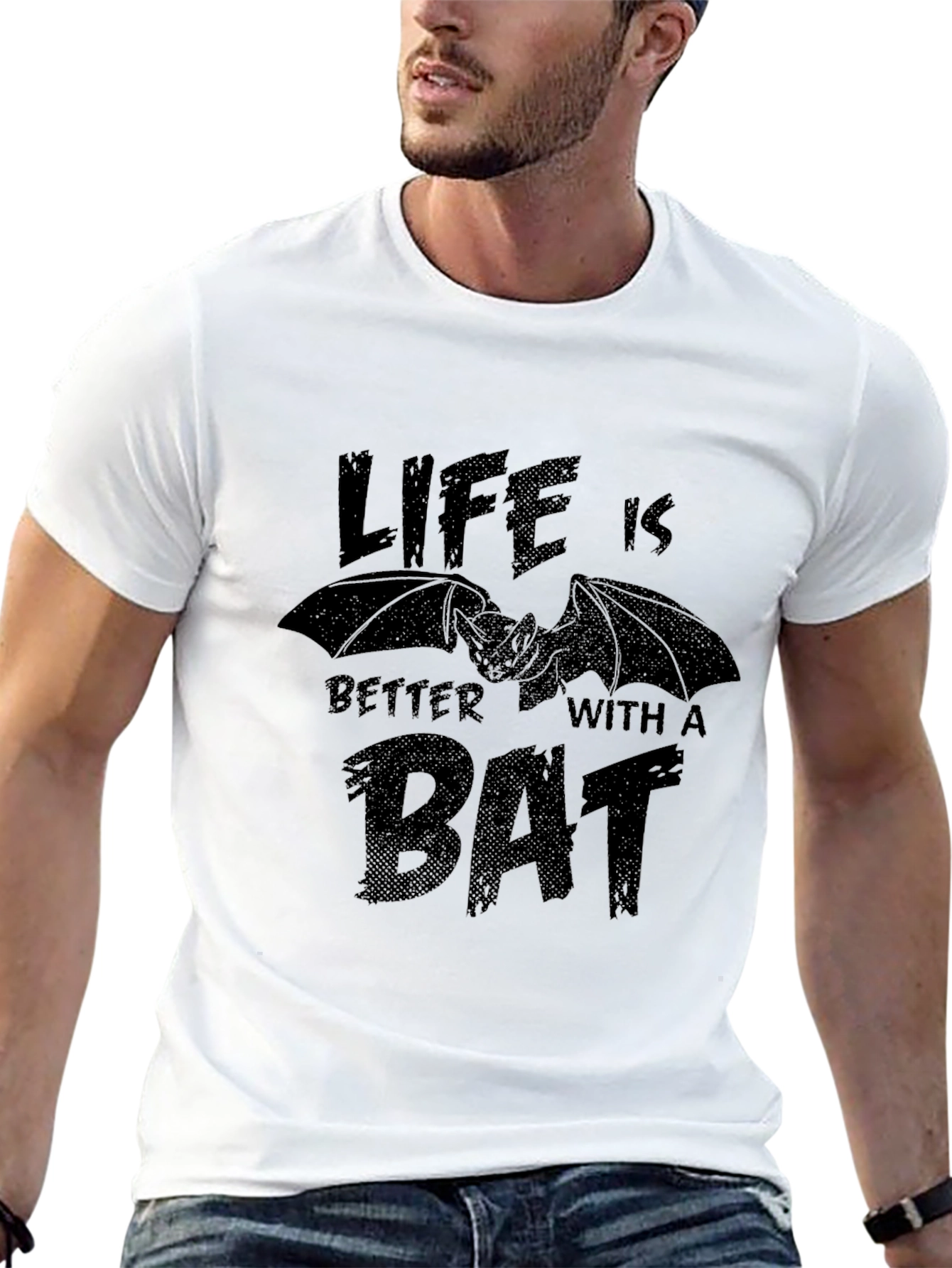 Life is Better with a Bat T-Shirt