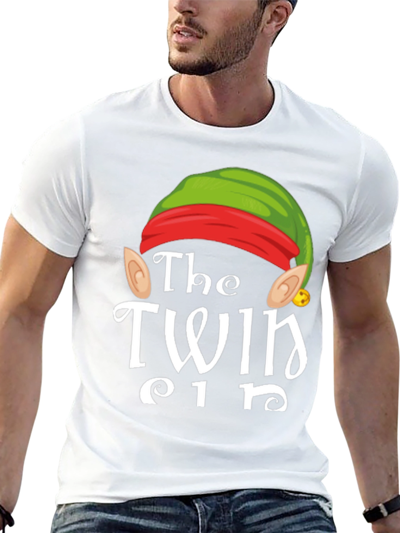 The Twin Elf Matching Christmas T-Shirt