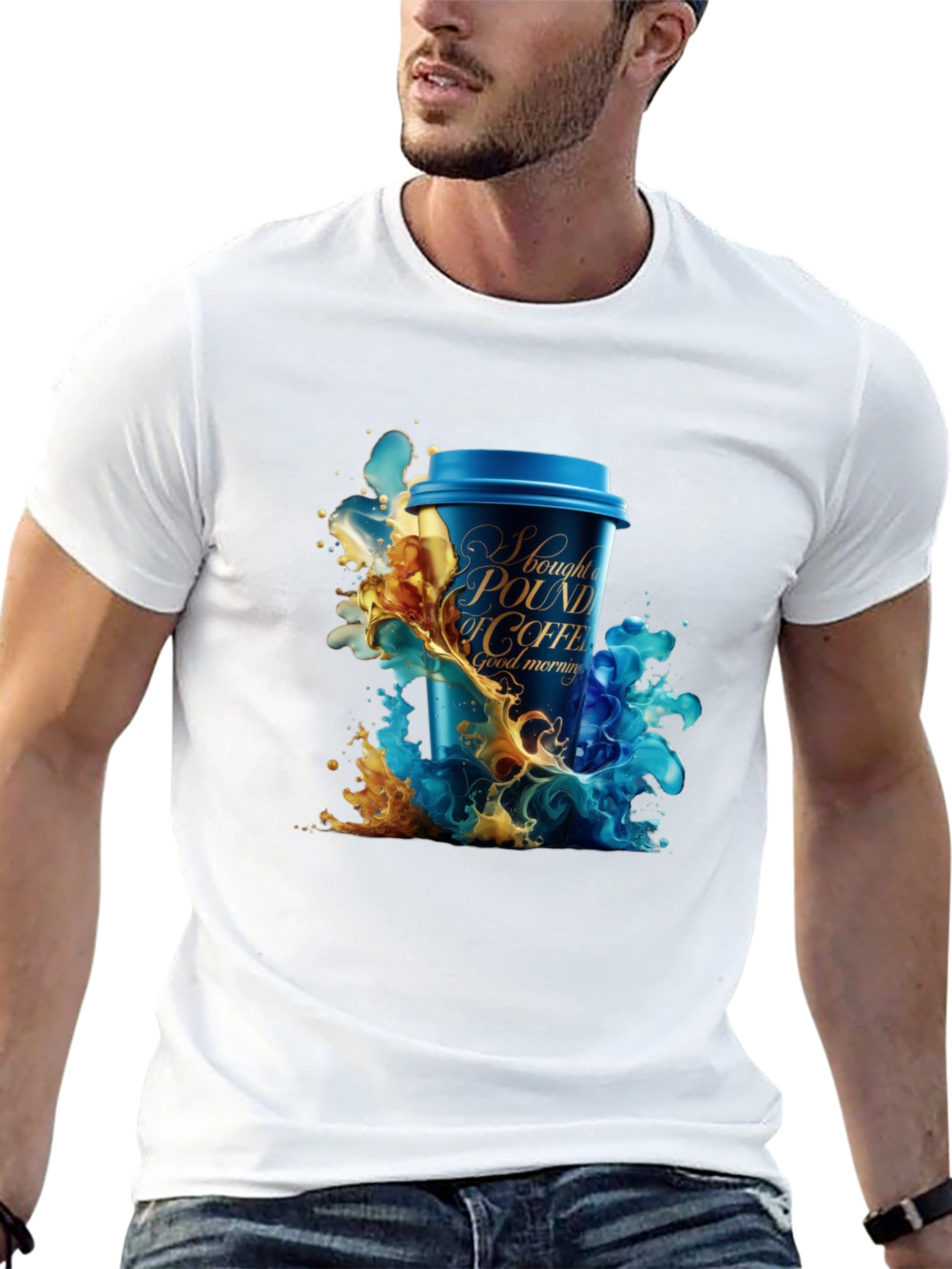 Coffee Lover T-Shirt: I Bought A Pound Of Coffee