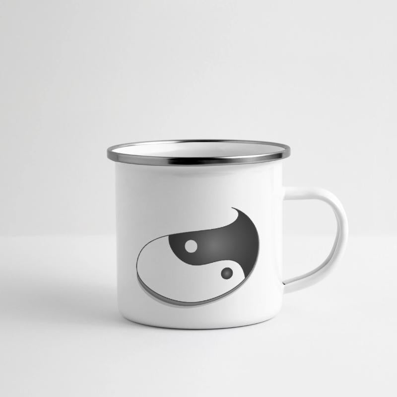 Yin-Yang Symbol in Drop Shape - Balance Design