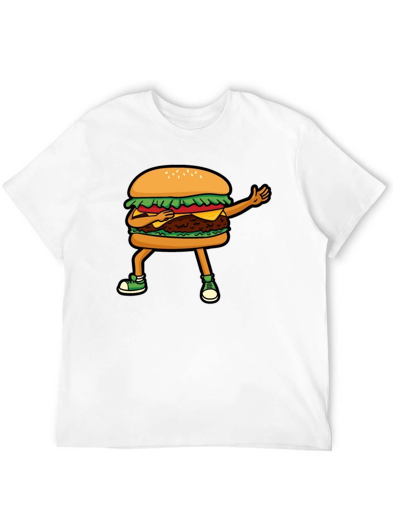 Burger Dab T-Shirt - Funny Foodie Tee