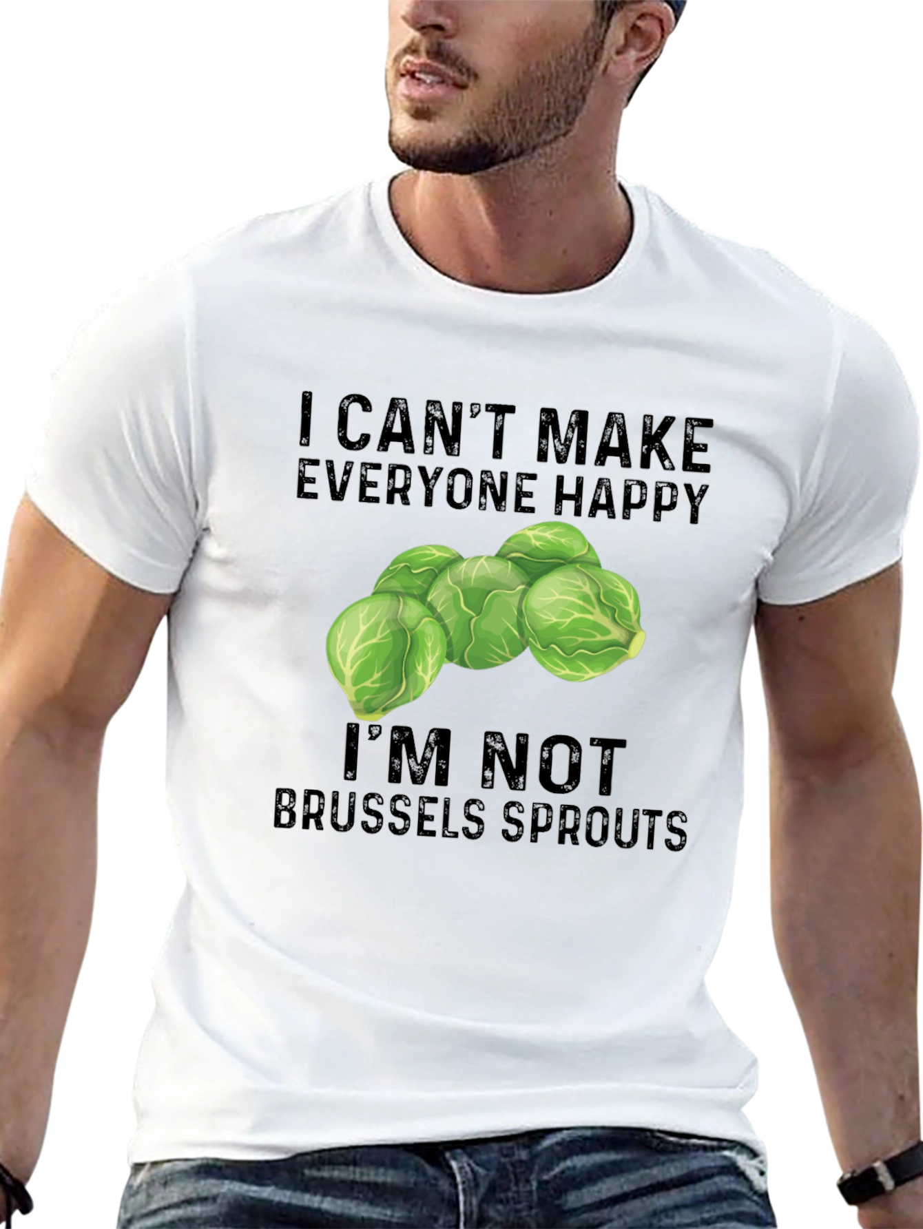 Brussels Sprouts Graphic Tee - Funny Food T-Shirt