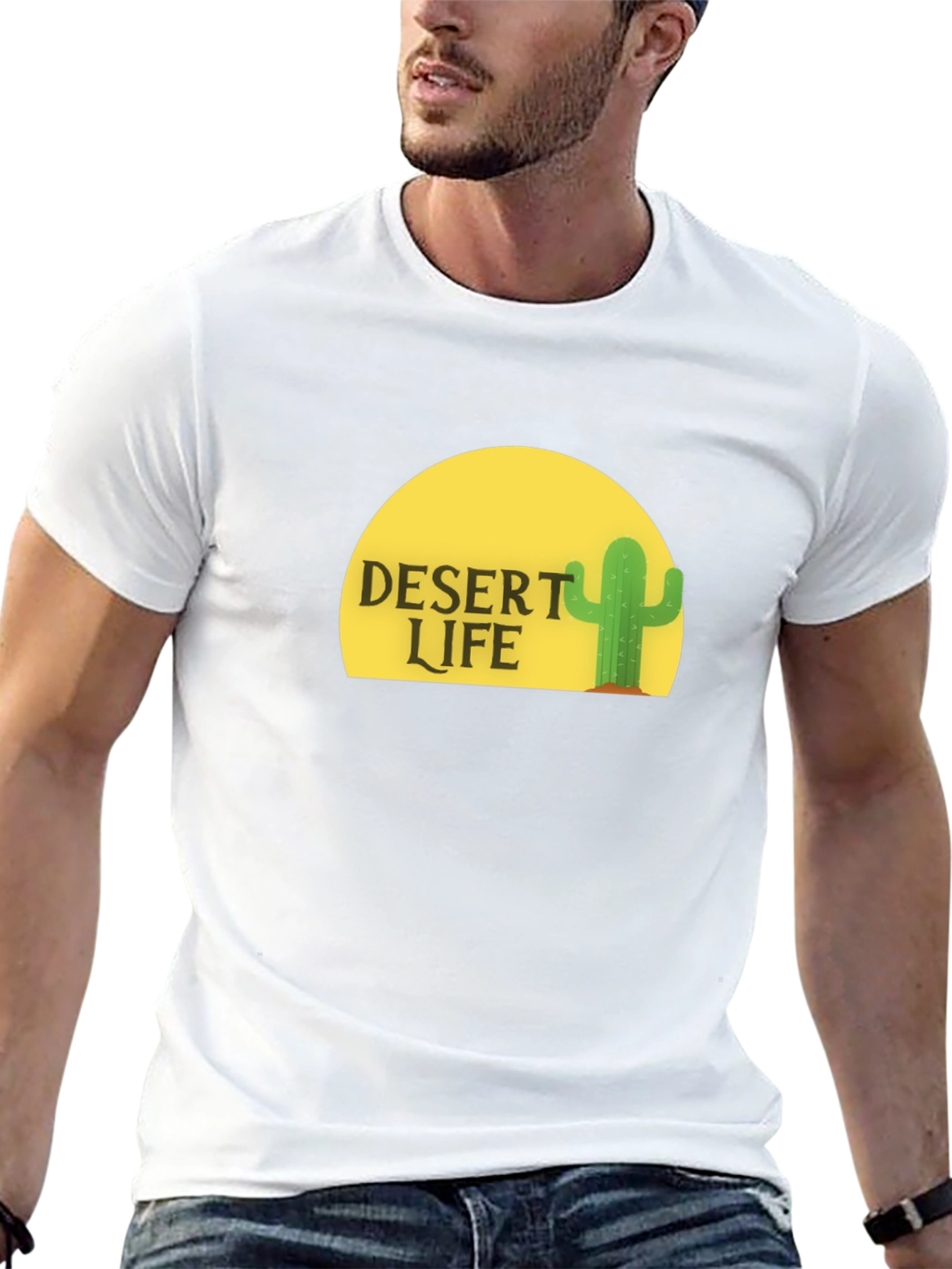 Desert Life Graphic Tee - Black
