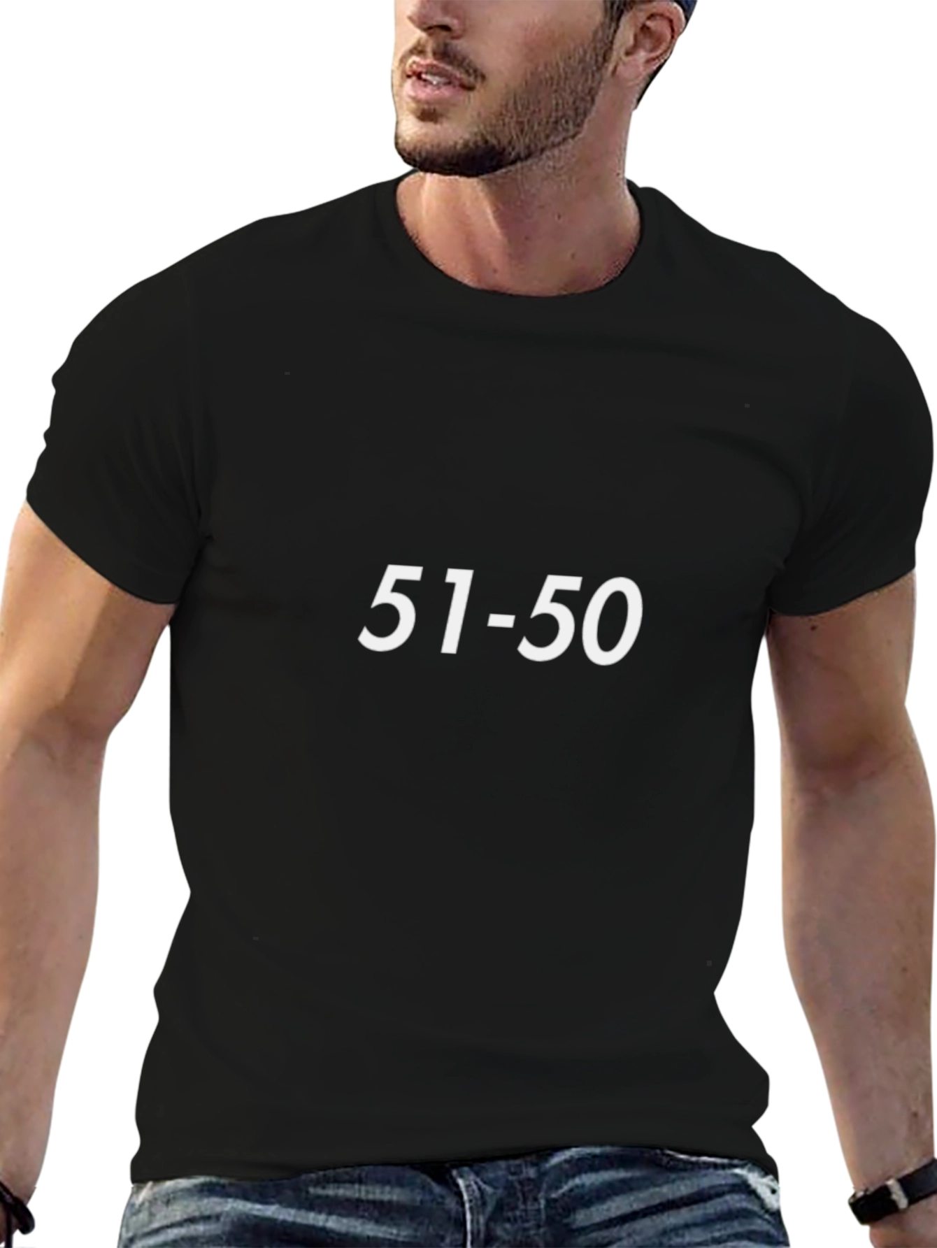 51-50 Graphic T-Shirt - Bold Statement Tee