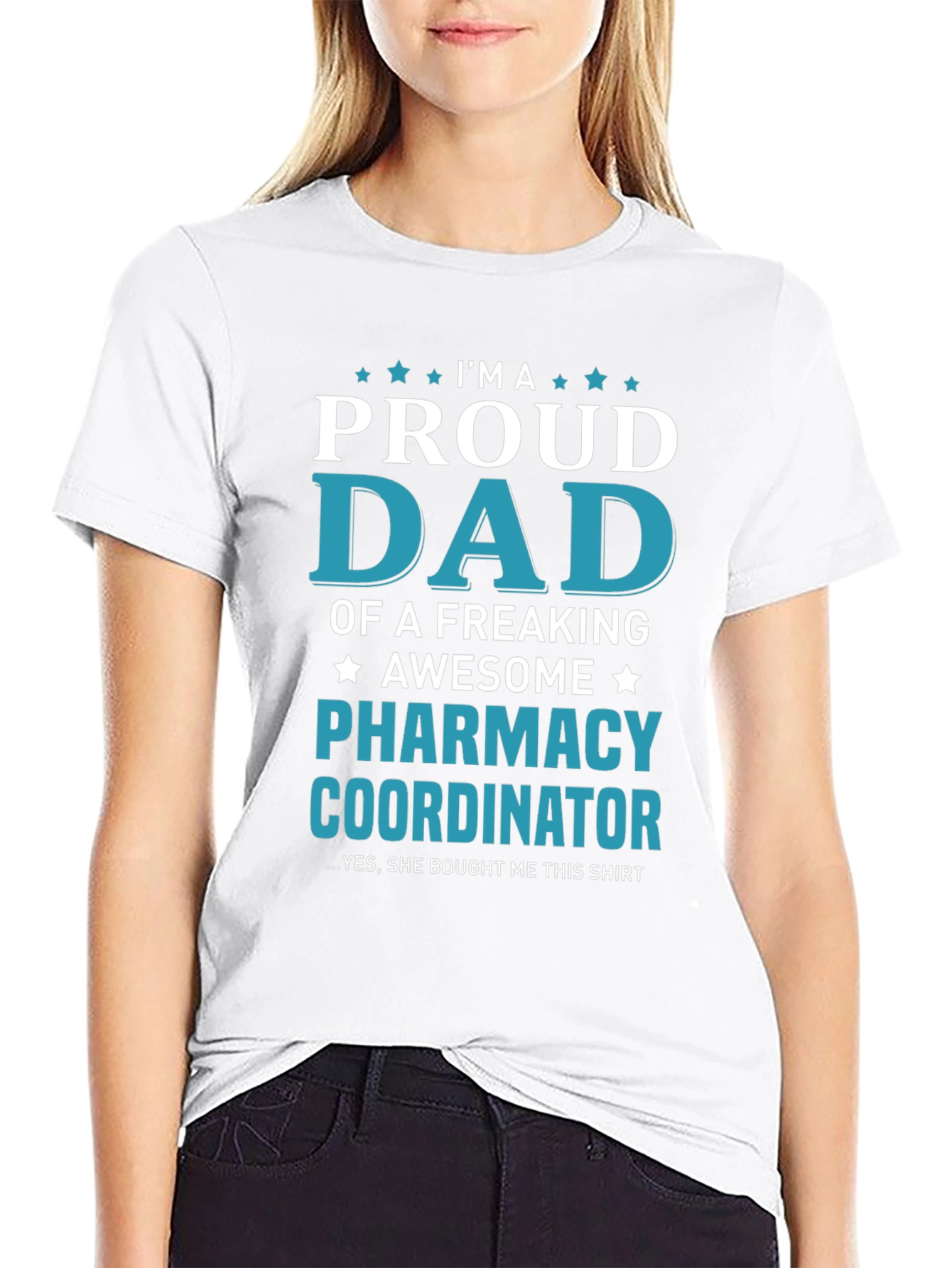 Proud Dad Pharmacy Coordinator T-Shirt | Funny Pharmacist Dad Tee | Medical Worker Gift Shirt | Healthcare Graphic Tee | Free Shipping $50+