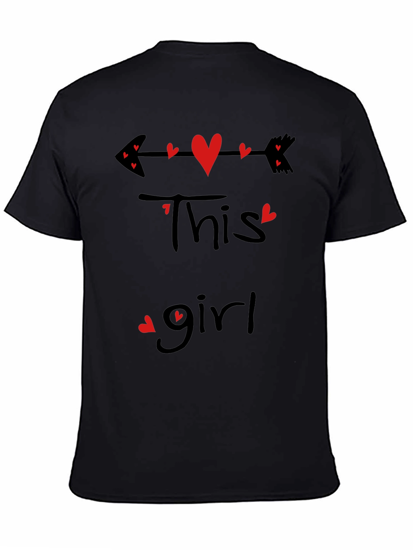 This Girl Heart Arrow Valentines T-Shirt