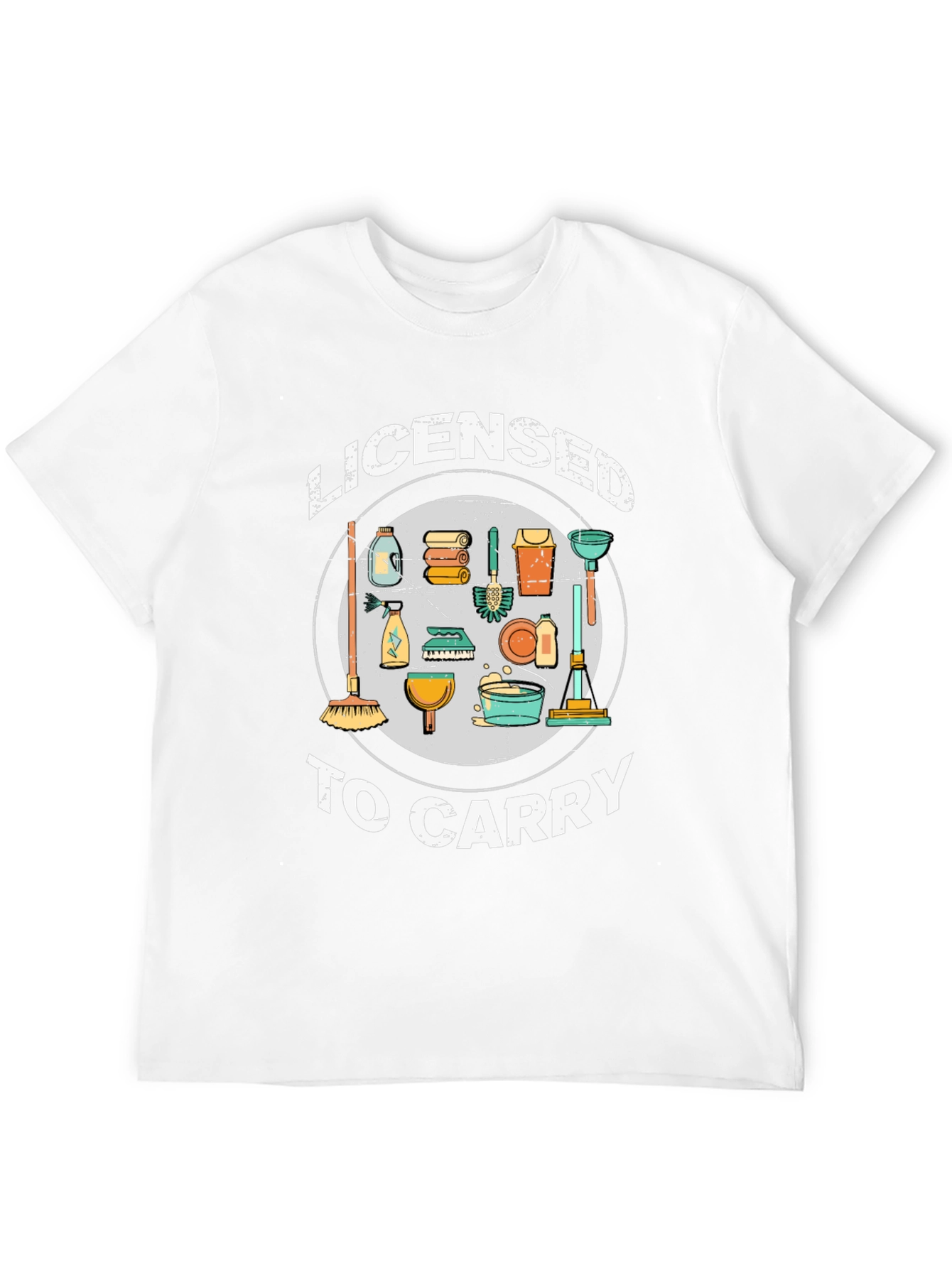Licensed to Carry Cleaning Crew T-Shirt