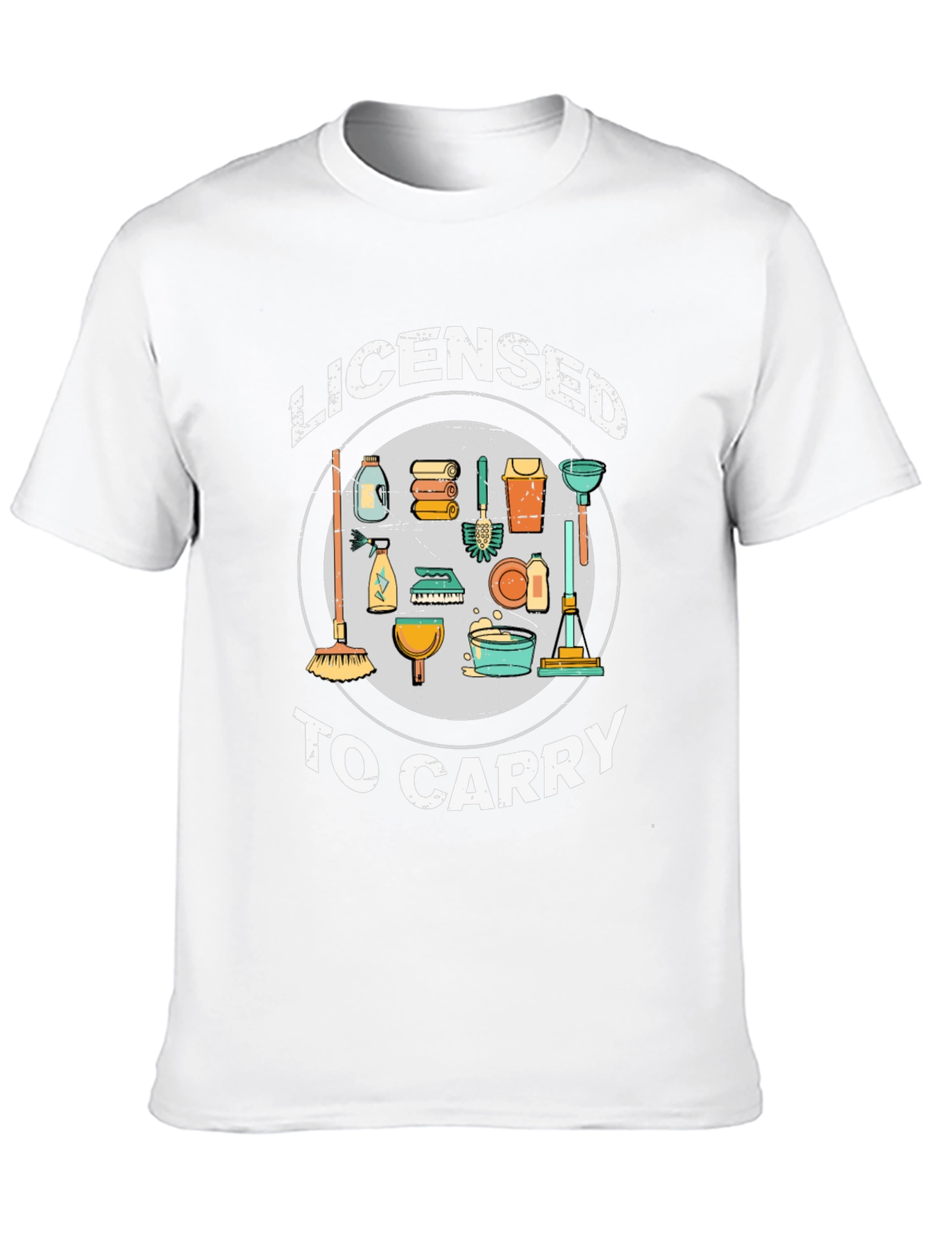 Licensed to Carry Cleaning Crew T-Shirt