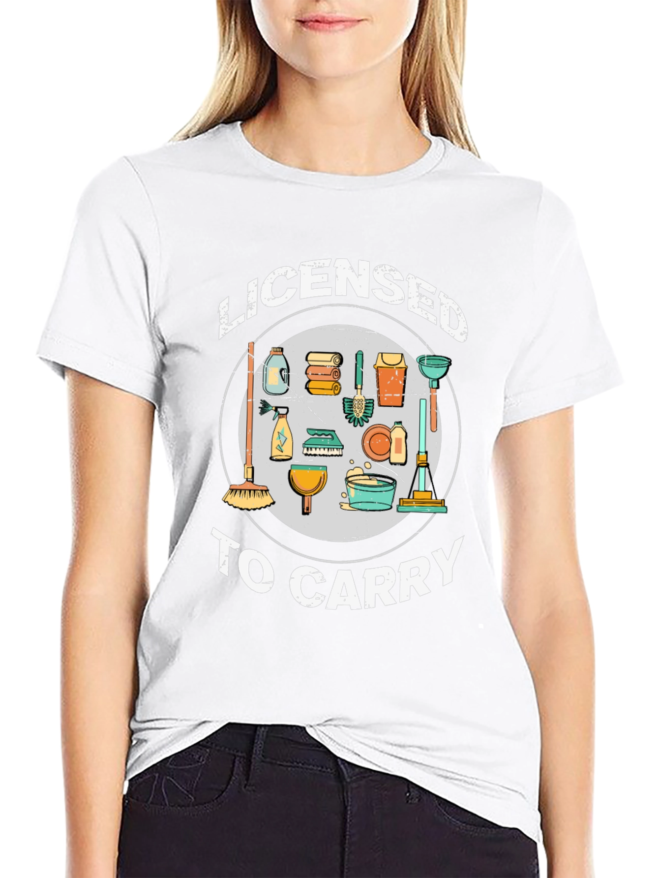 Licensed to Carry Cleaning Crew T-Shirt