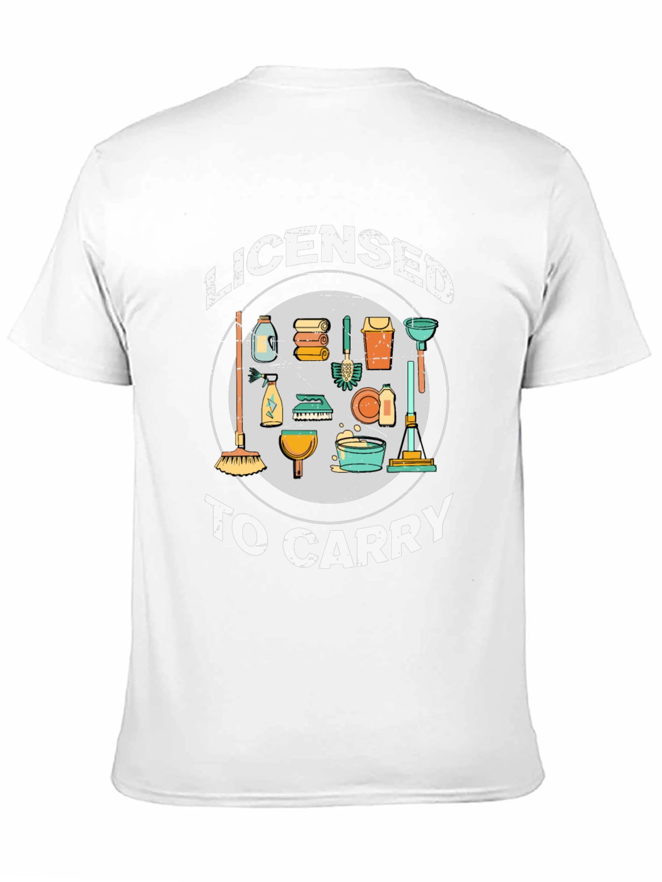 Licensed to Carry Cleaning Crew T-Shirt