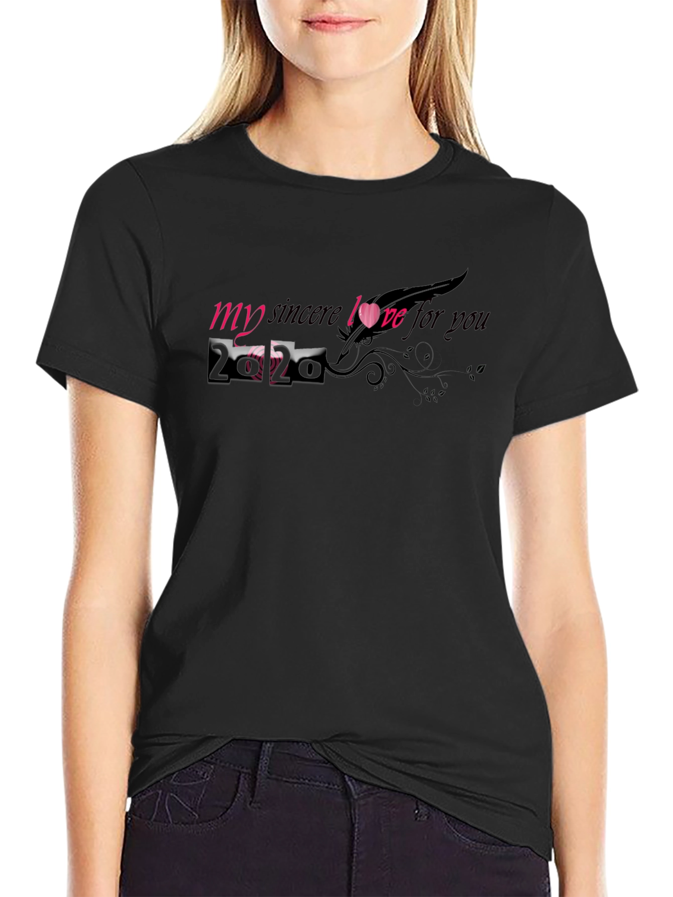 Stylish My Sincere Love Graphic Tee