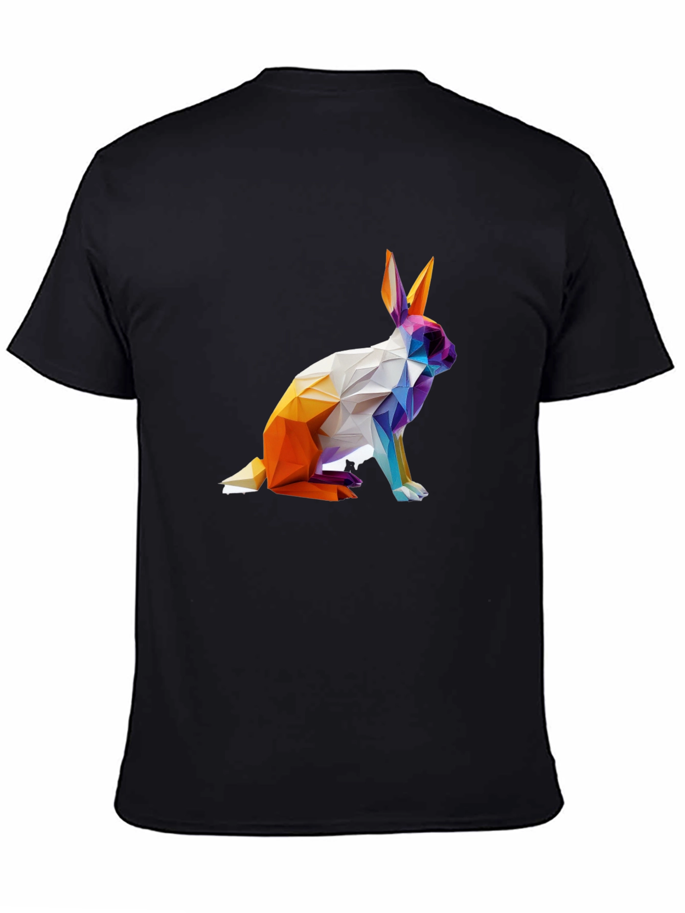 Geometric Rabbit Graphic T-Shirt