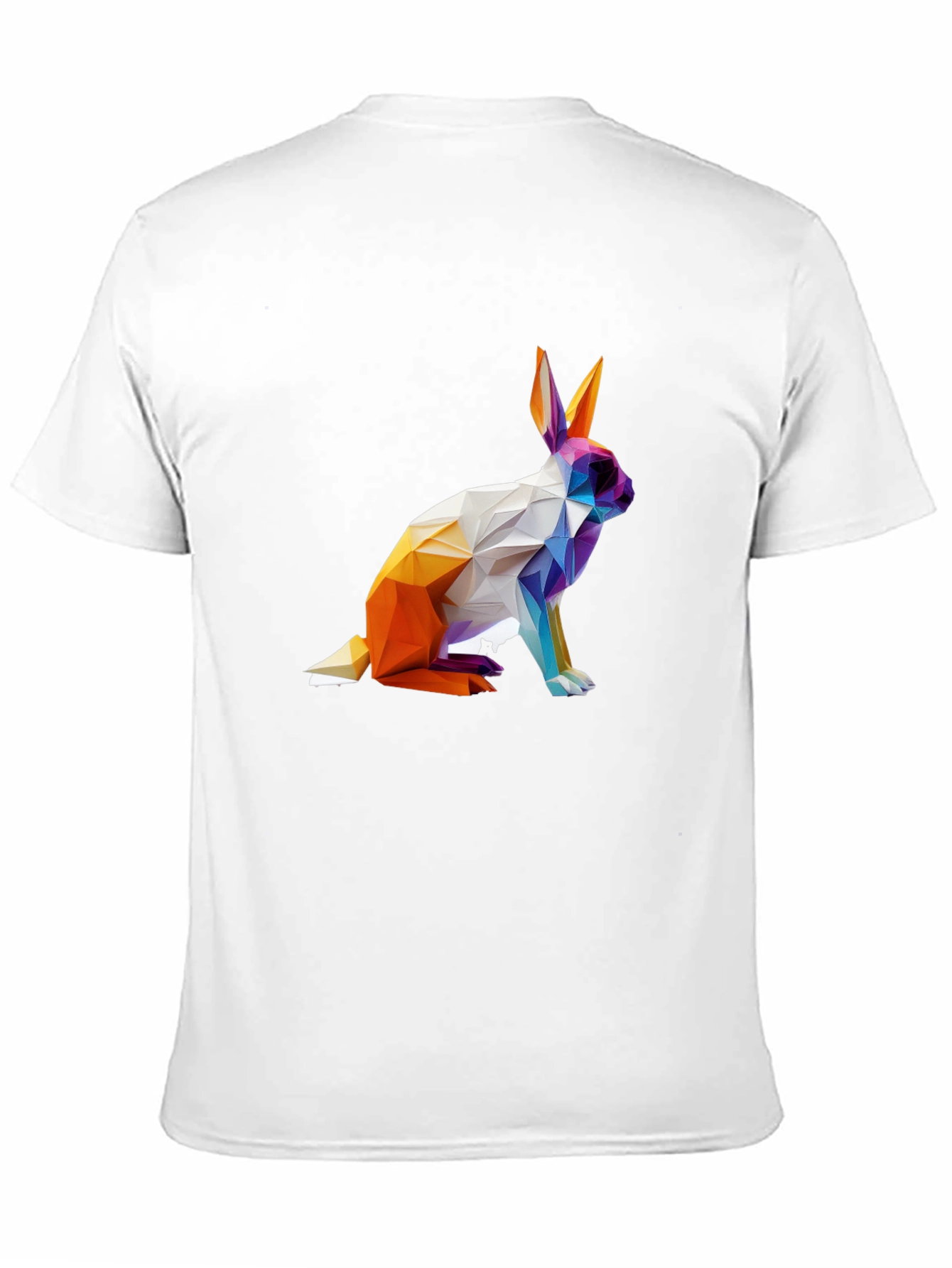 Geometric Rabbit Graphic T-Shirt