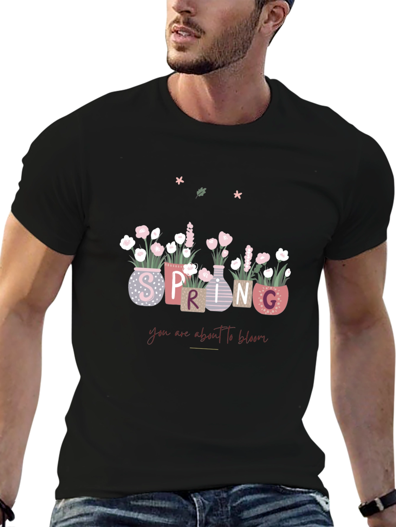 Spring Bloom T-Shirt - Floral Design