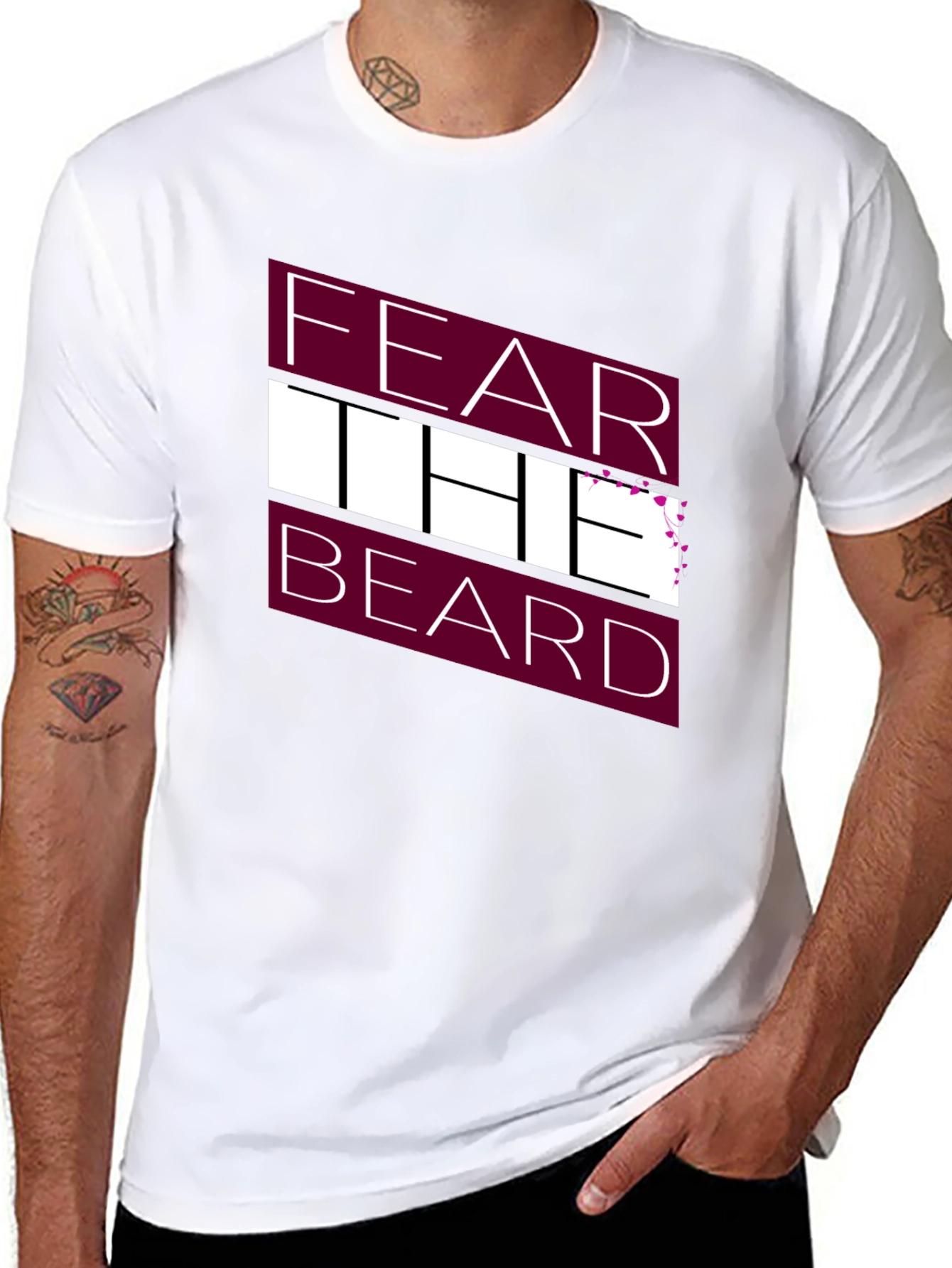 Fear The Beard Graphic Tee
