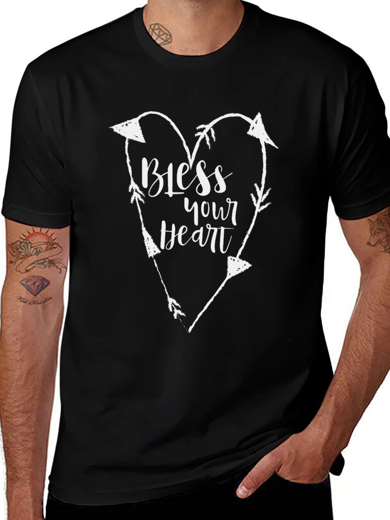 Bless Your Heart Arrow Heart T-Shirt