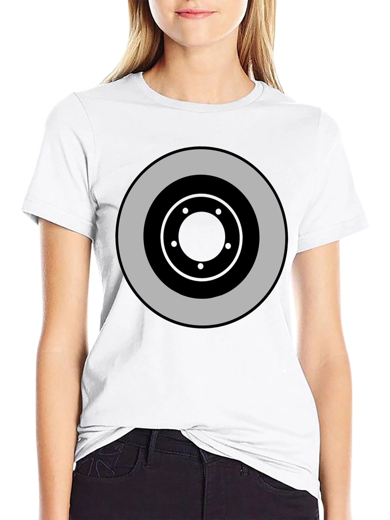Target Graphic Black T-Shirt: Bold Style