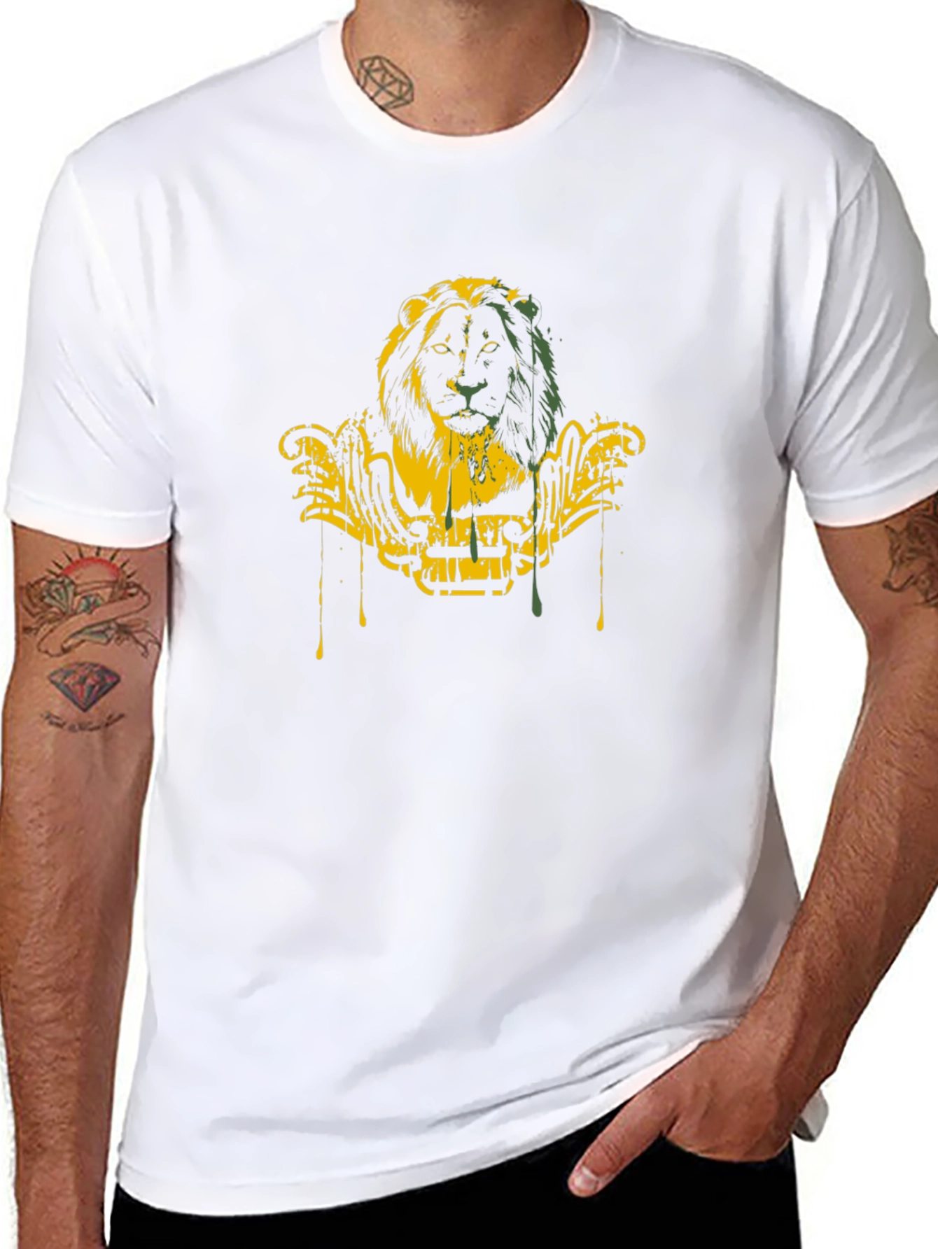 Lion Rasta T-Shirt - Reggae Style