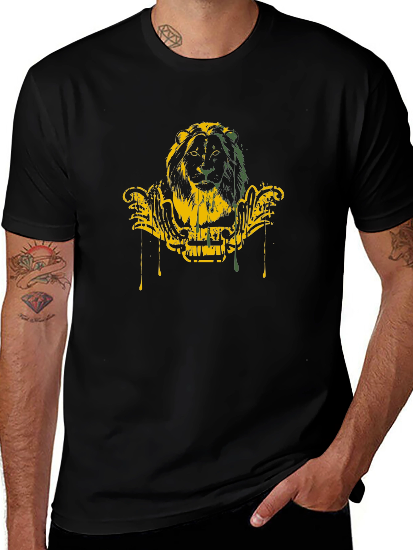 Lion Rasta T-Shirt - Reggae Style