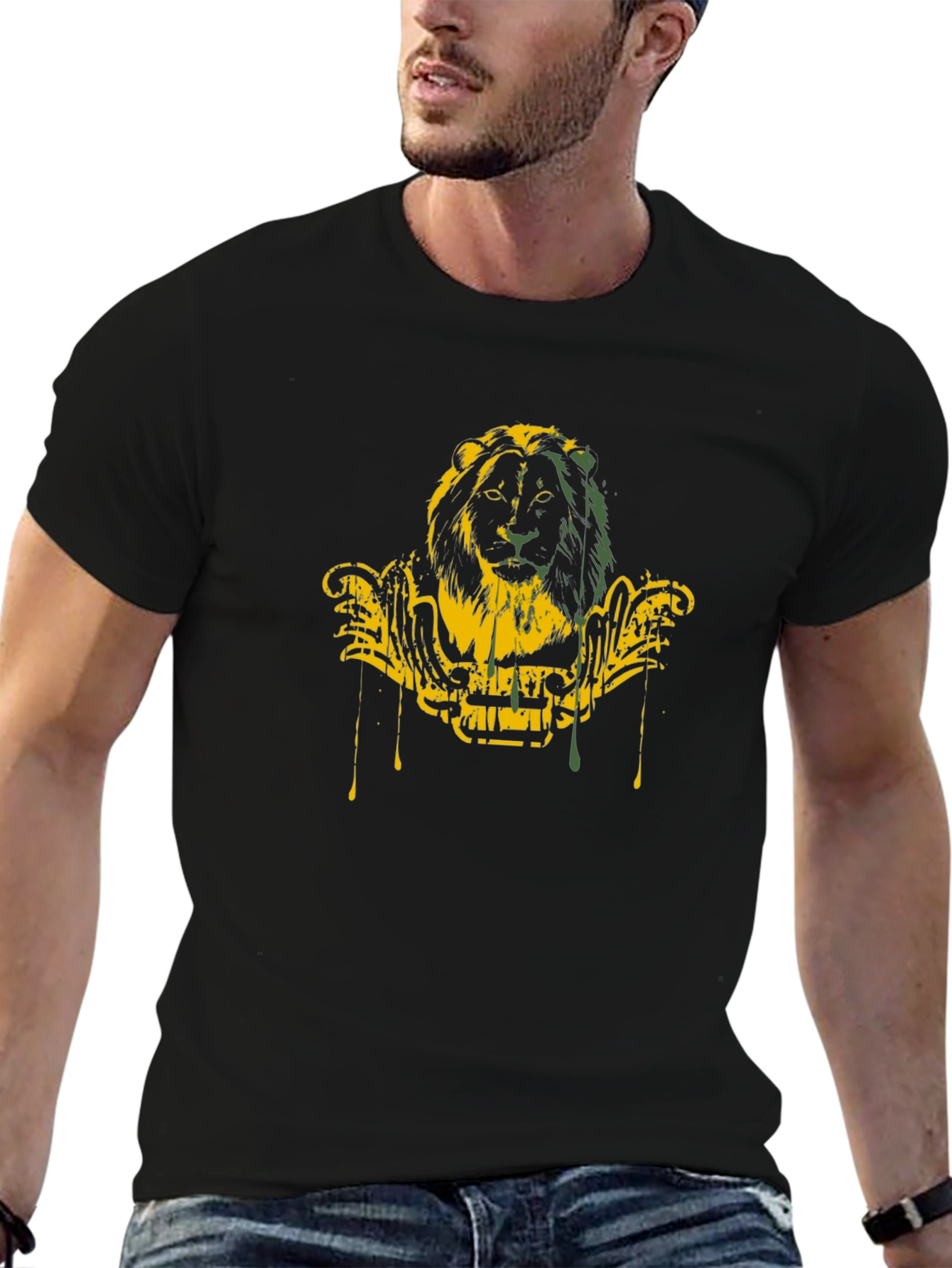 Lion Rasta T-Shirt - Reggae Style