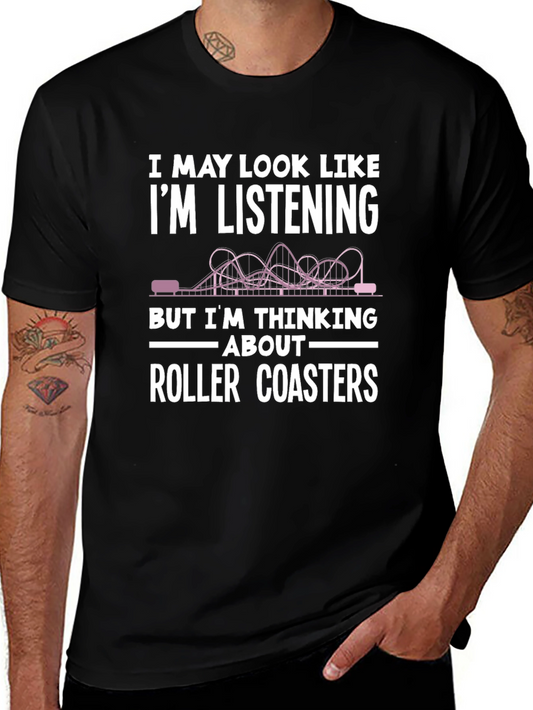 Roller Coaster Lover T-Shirt - Funny Gift for Enthusiasts