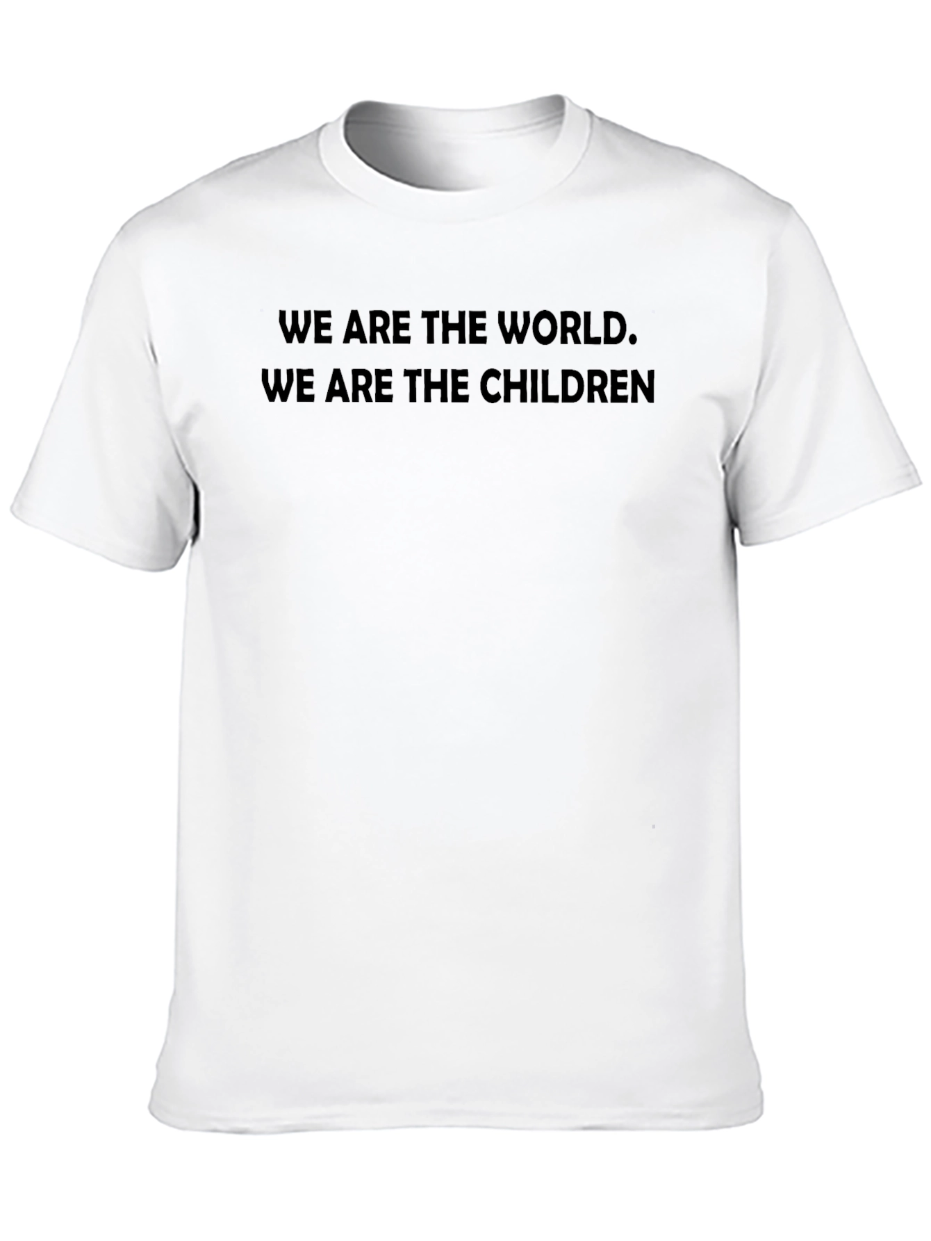 We Are the World Graphic Tee - Black