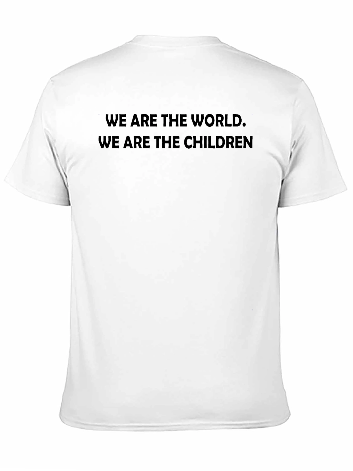 We Are the World Graphic Tee - Black