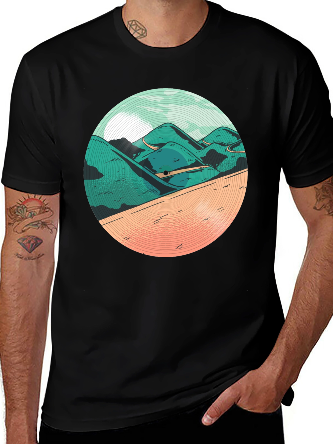 Mountain Vinyl Graphic Tee