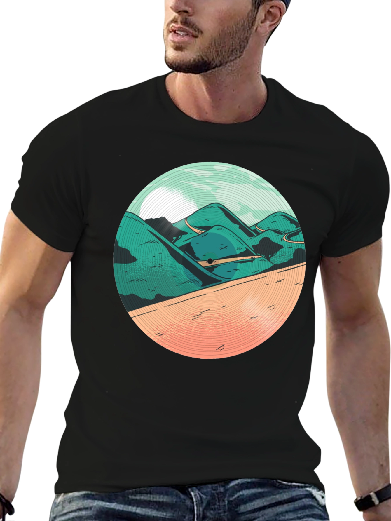 Mountain Vinyl Graphic Tee