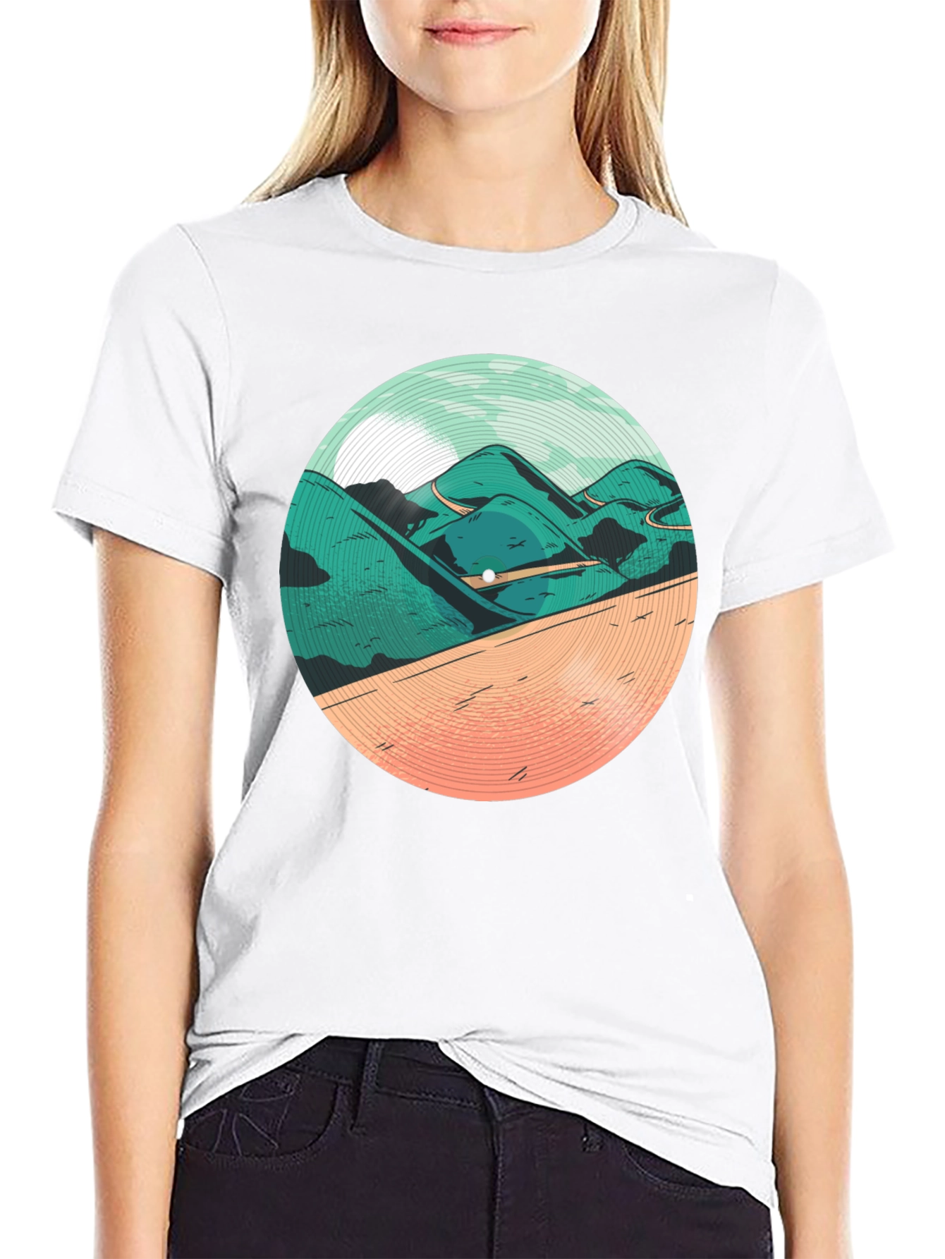 Mountain Vinyl Graphic Tee