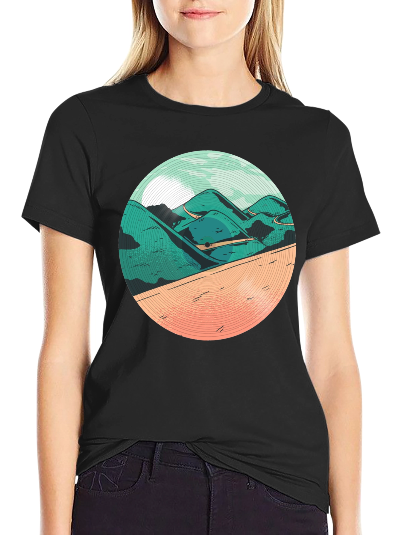 Mountain Vinyl Graphic Tee