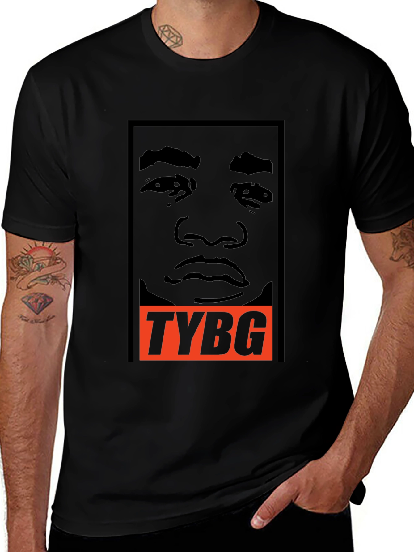 TYBG Graphic Tee - Stylish Black T-Shirt