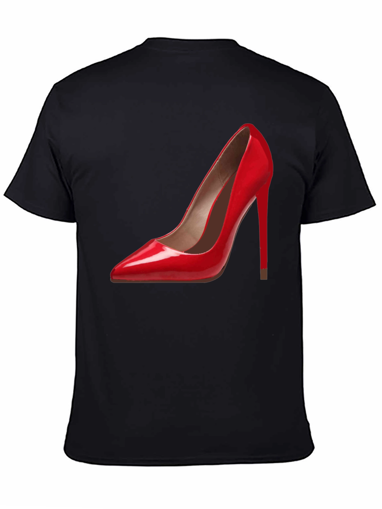 Red High Heel Graphic Tee - Fashionable & Stylish