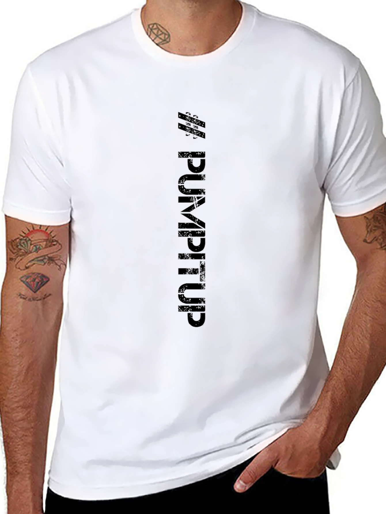 Pump It Up Black T-Shirt