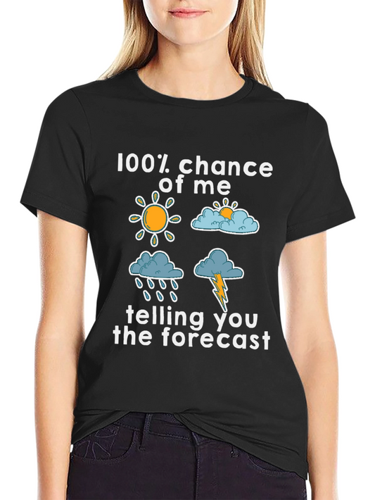 Weather Forecast Graphic Tee - 100% Chance
