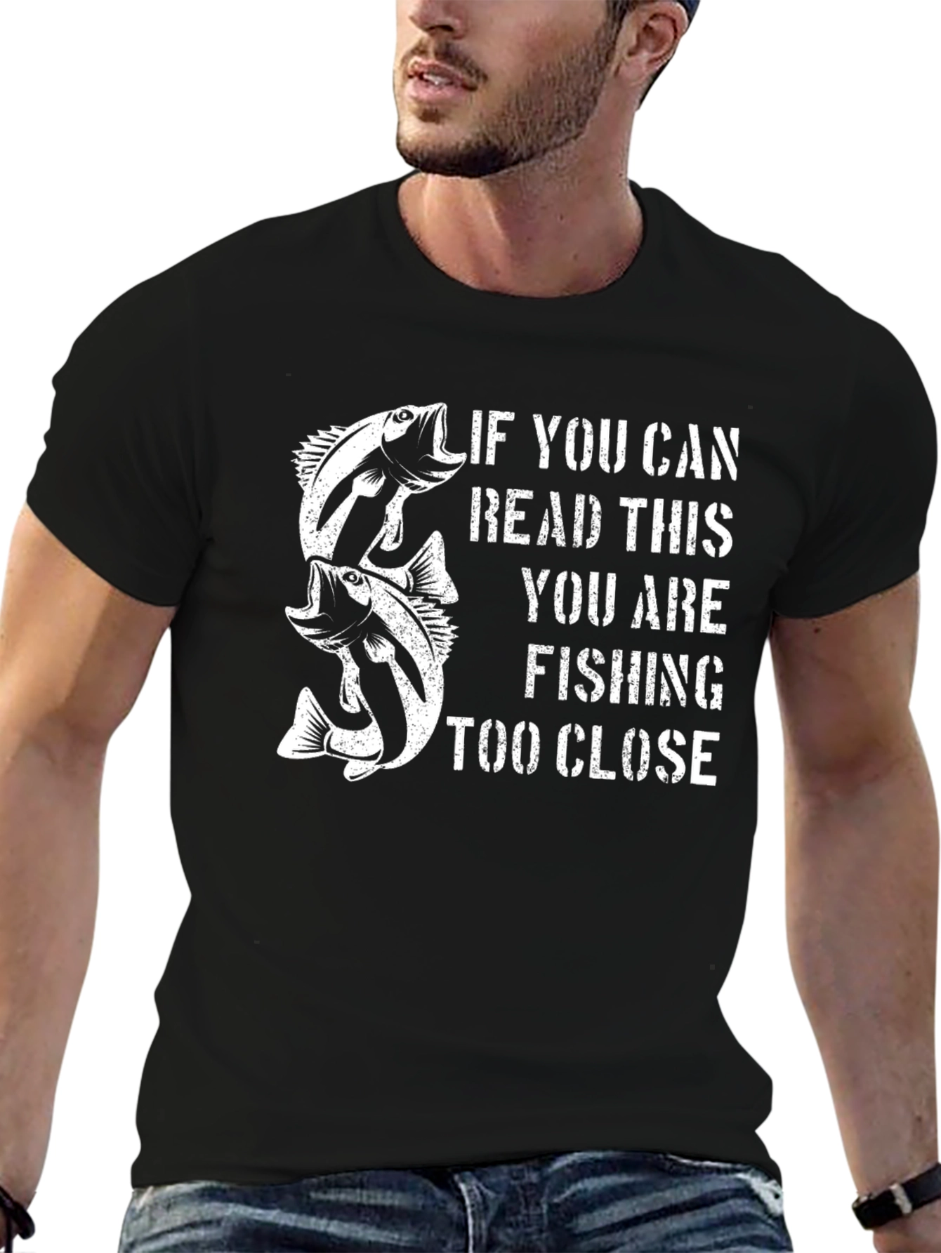 Funny Fishing T-Shirt: If You Can Read This