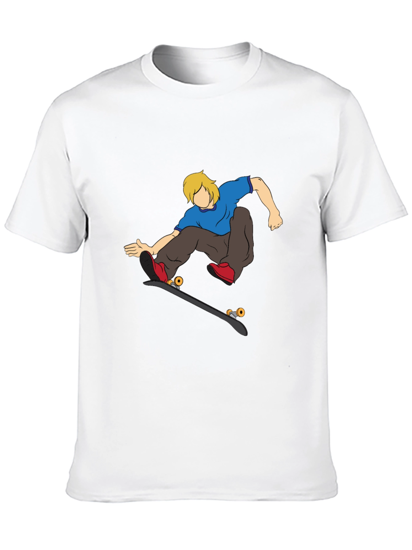 Skateboarding Cartoon T-Shirt