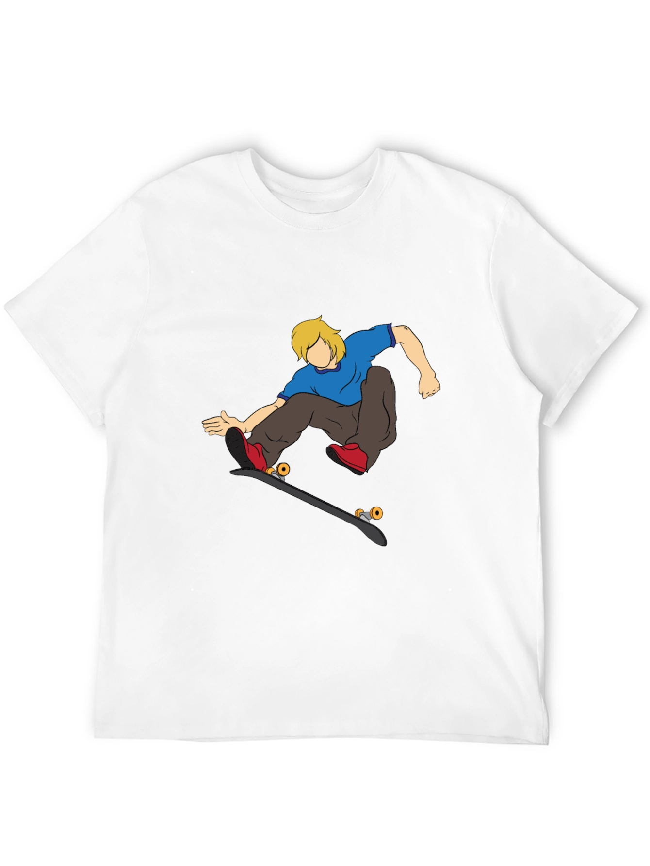 Skateboarding Cartoon T-Shirt