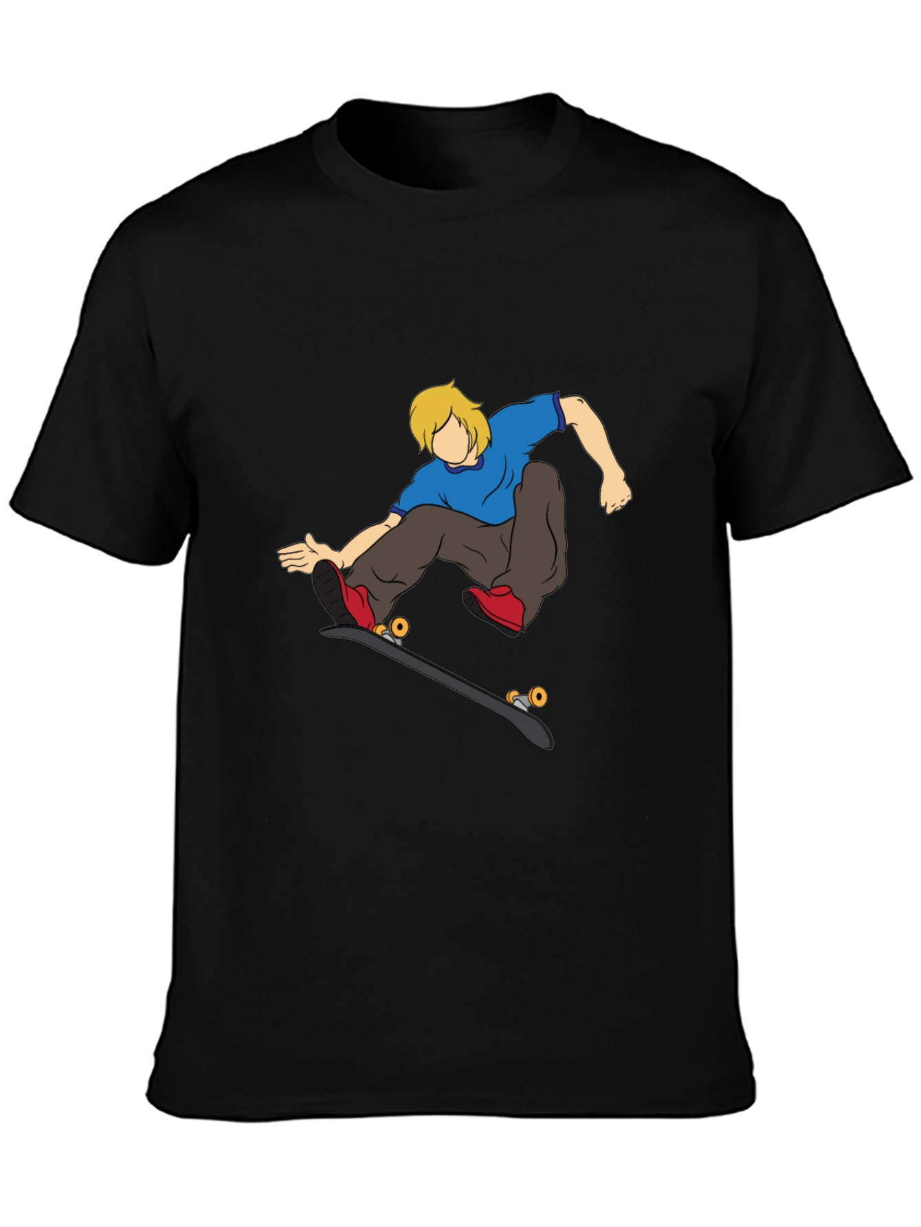 Skateboarding Cartoon T-Shirt